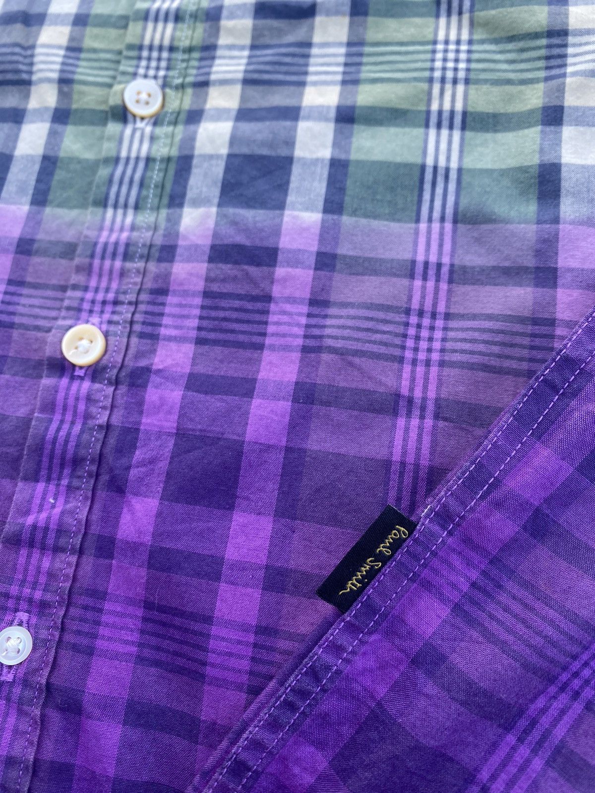 Paul Smith Rare Paul Smith Checkered Buttons Up Shirt Size US M / EU 48-50 / 2 - 12 Thumbnail