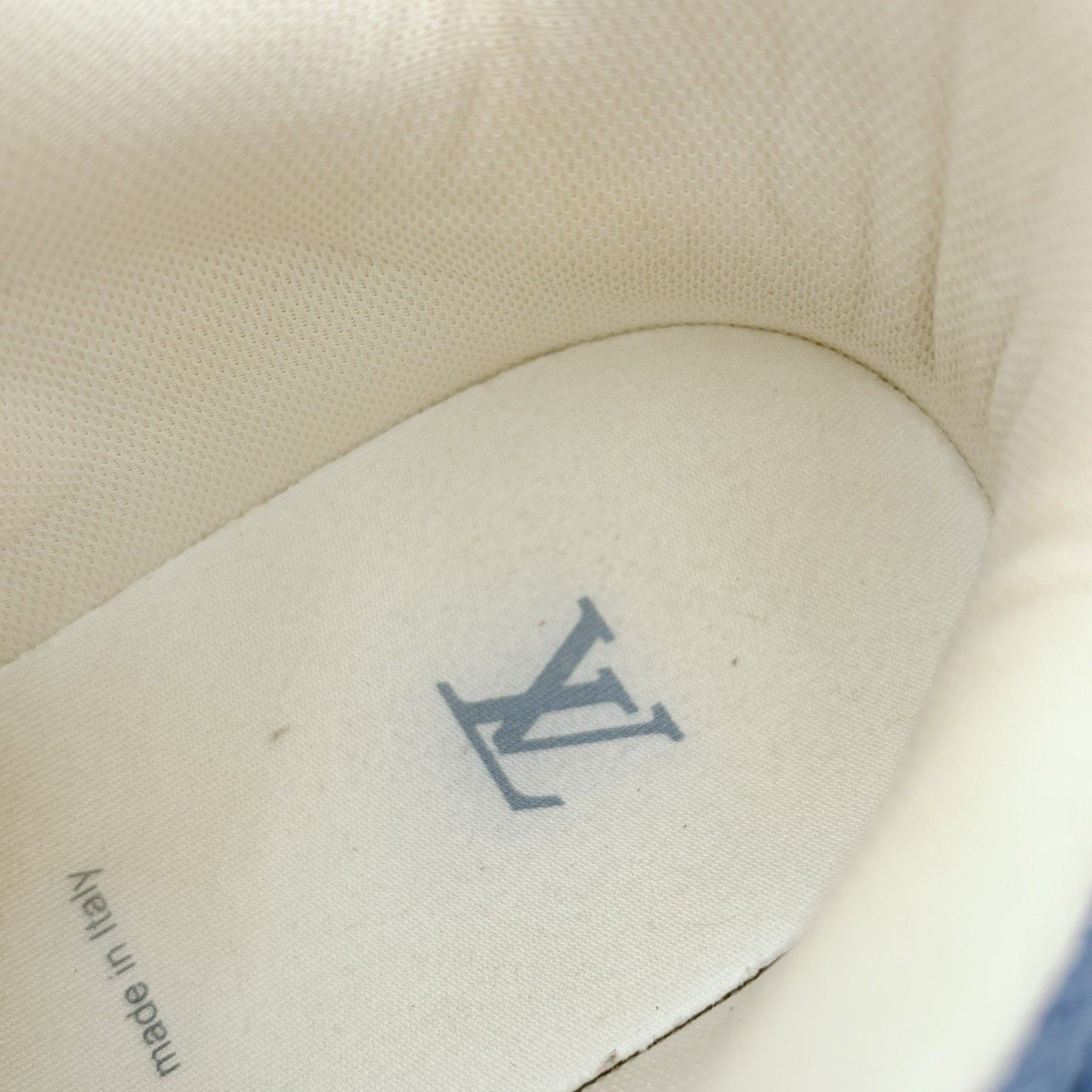 Louis Vuitton Louis Vuitton Denim Mid Trainer ' Blue ' | SUPER CLEAN! Size US 10 / EU 43 - 6 Thumbnail