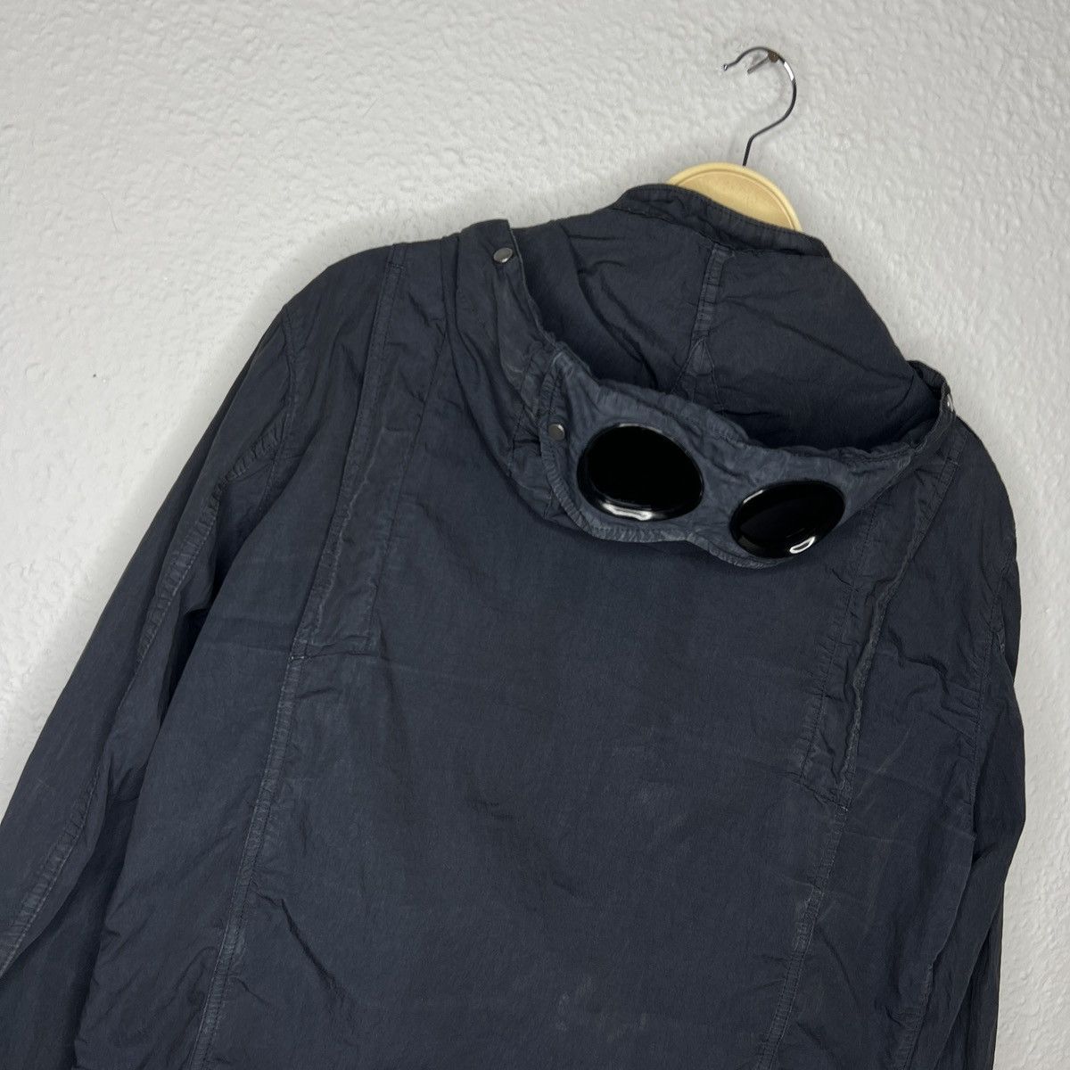 C.P. Company C.P. Company Garment Dyed Google Jacket Overshirt Navy Logo Size US L / EU 52-54 / 3 - 11 Thumbnail