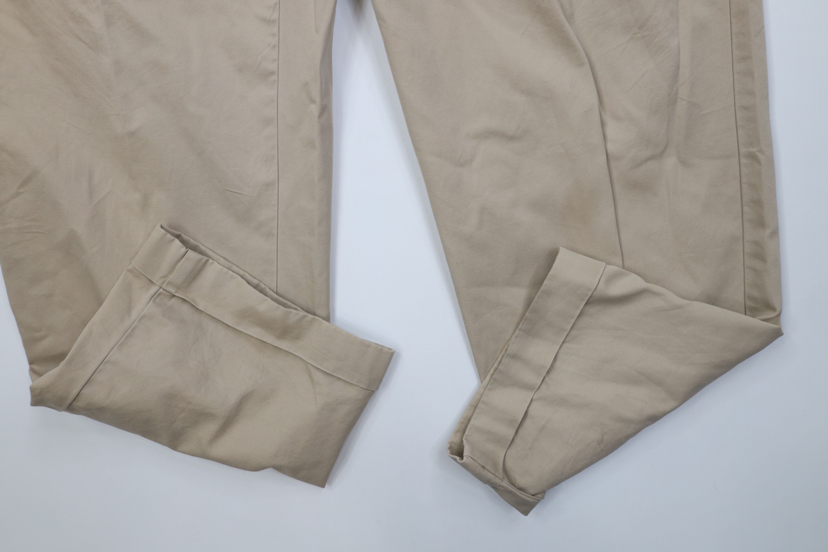 Polo Ralph Lauren Vintage 90s Ralph Lauren Wide Leg Chino Pants Beige Cotton Size US 38 / EU 54 - 5 Thumbnail