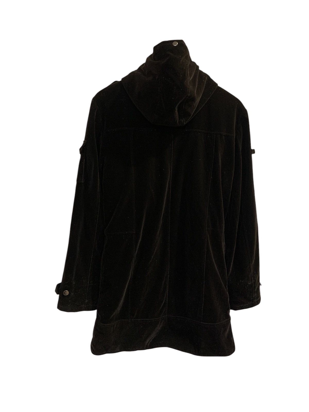 Japanese Brand Authentic Velvet Hooded Jacket Size US L / EU 52-54 / 3 - 4 Thumbnail