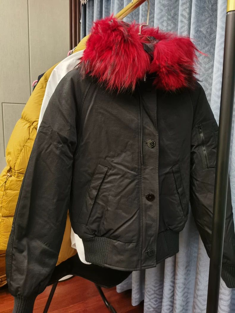 Kenzo KENZO Colorful Fur Collar Quilted Jacket, Size XS Size XS / US 0-2 / IT 36-38 - 1 Thumbnail