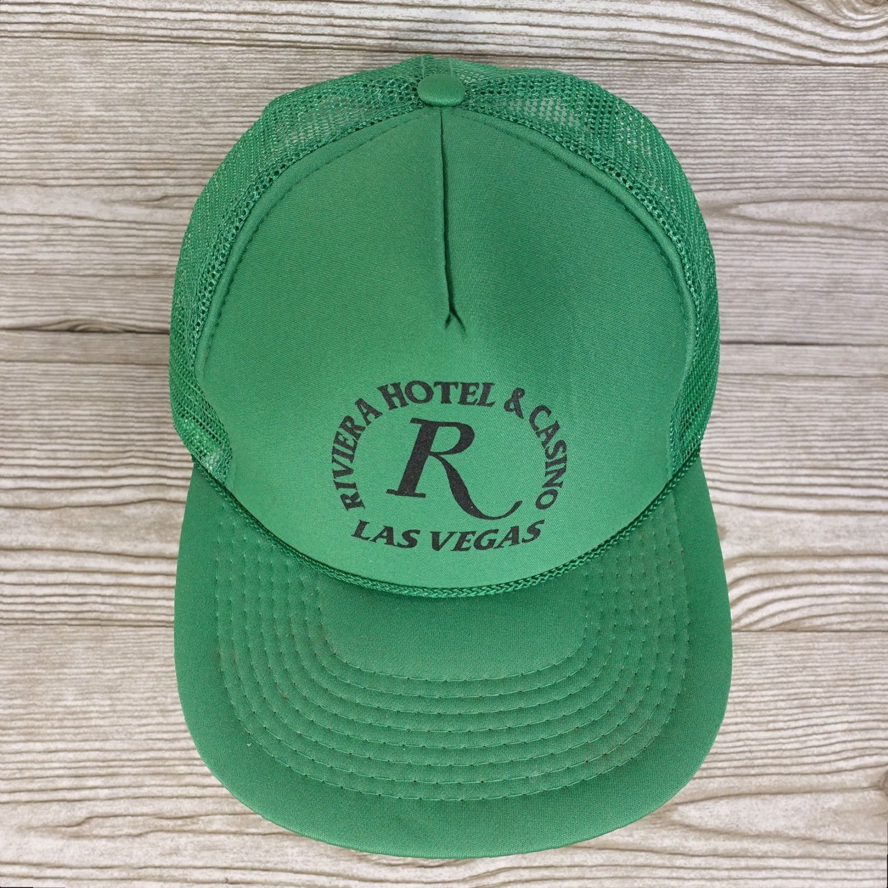 Rivieras VINTAGE RIVIERA HOTEL & CASINO GREEN FOAM TRUCKER HAT ADJUSTABLE UNISEX Size ONE SIZE - 2 Thumbnail