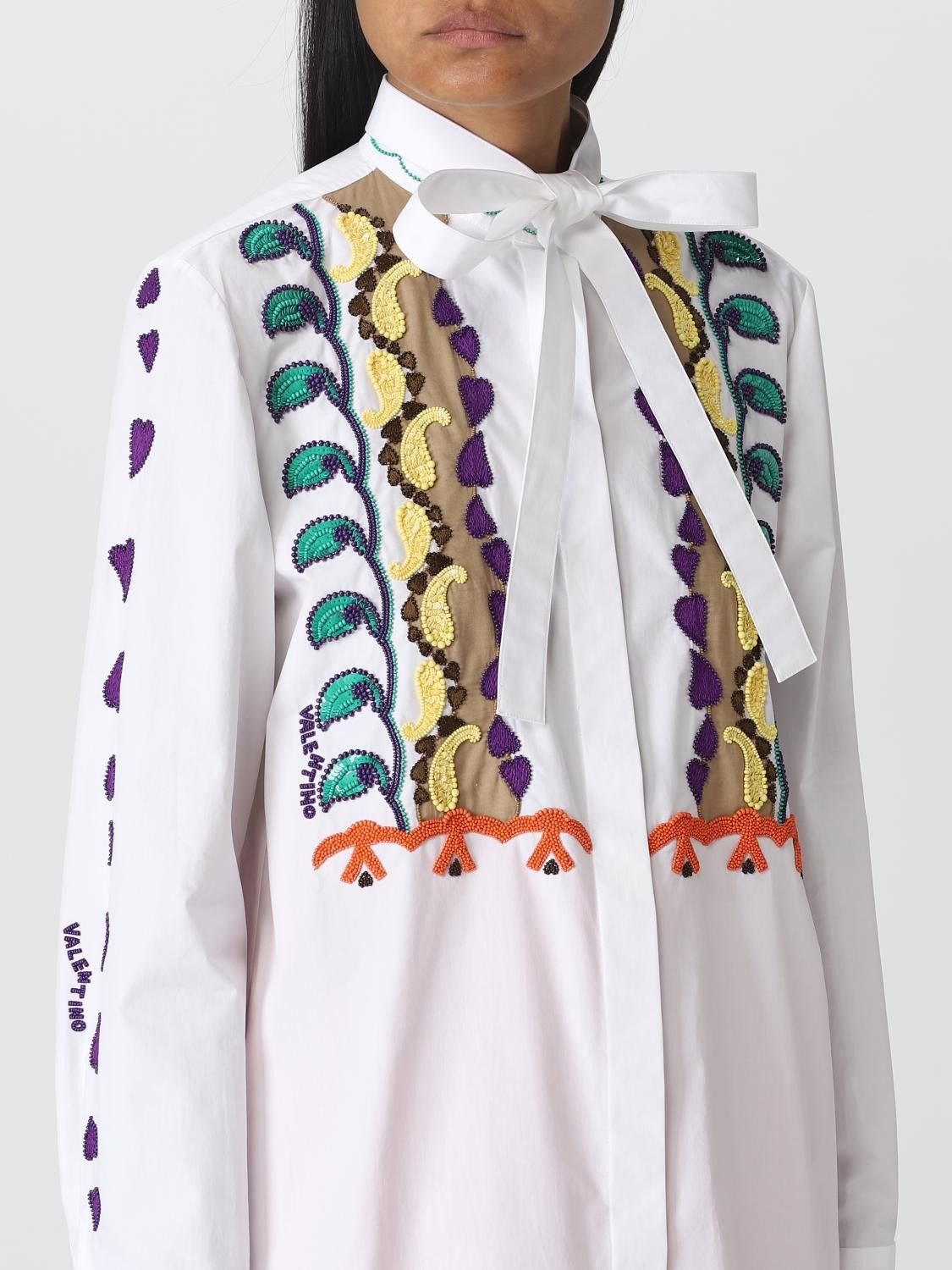 Valentino o1y0326 Patterned Shirt in Multicolor Size XS / US 0-2 / IT 36-38 - 5 Thumbnail
