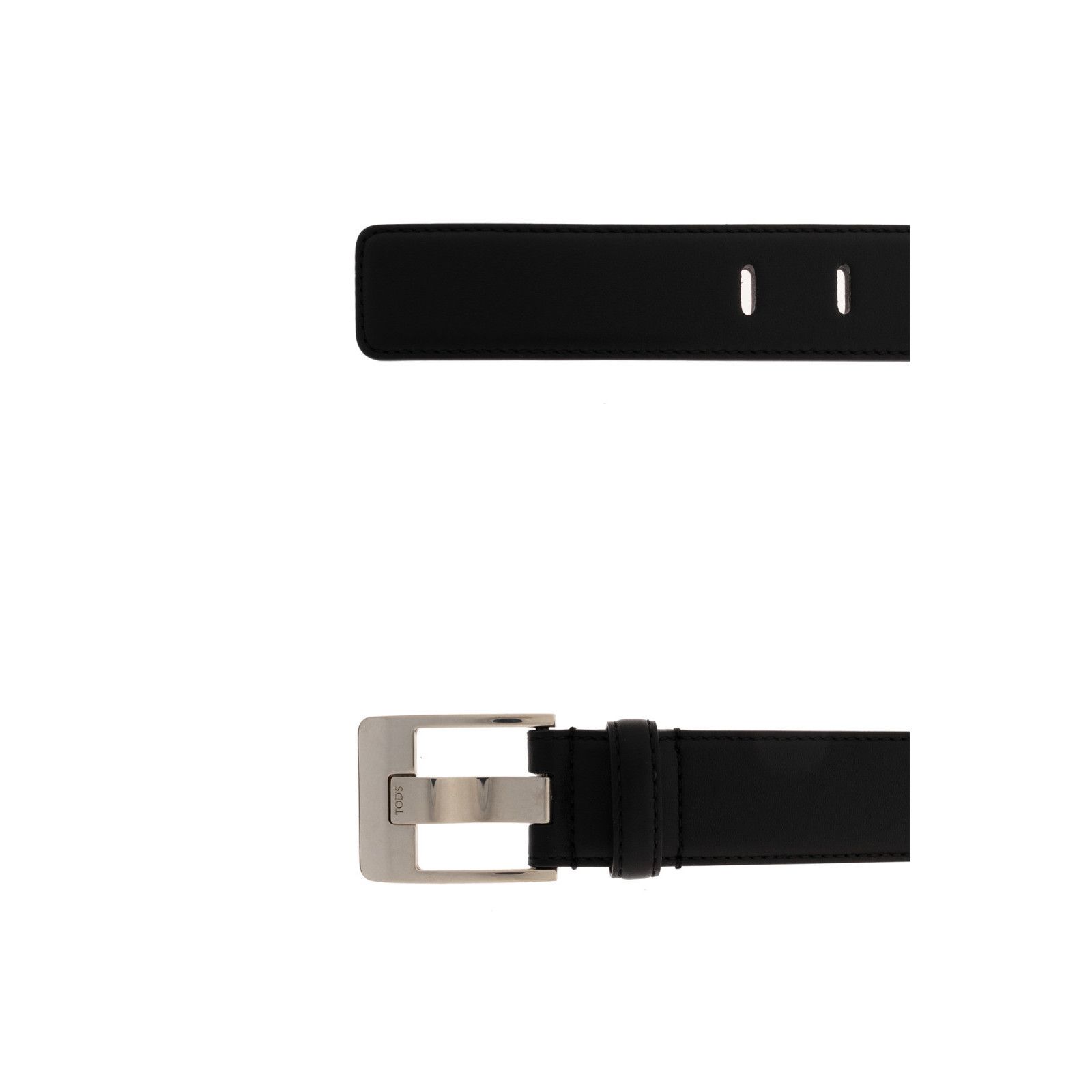 Tod's TOD’S Black Leather Belt New & Authentic (Men's size:110;) Size ONE SIZE - 3 Thumbnail