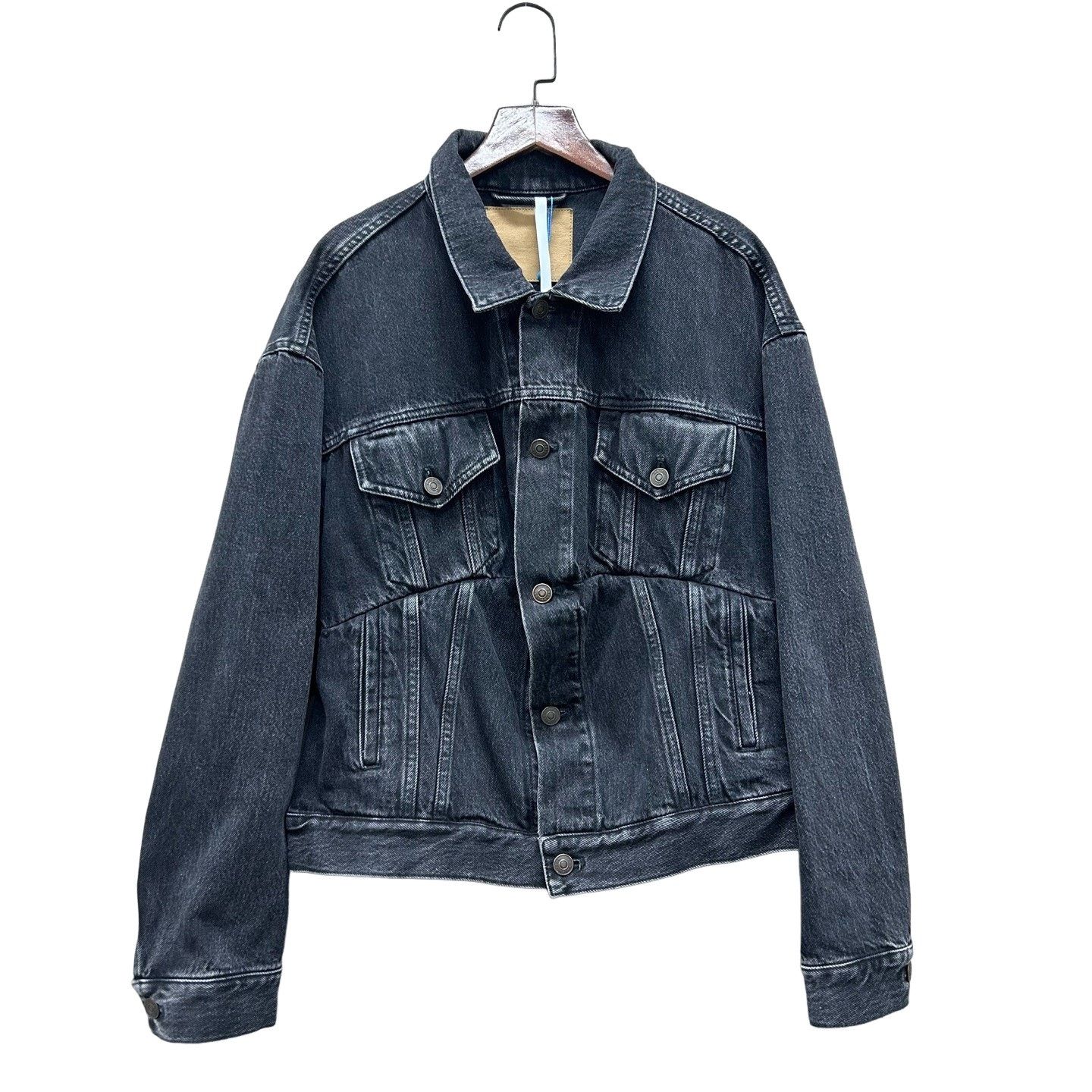 Balenciaga Balenciaga Distressed Denim Jacket Size 34 Size XXS / US 00 / IT 34 - 1 Thumbnail