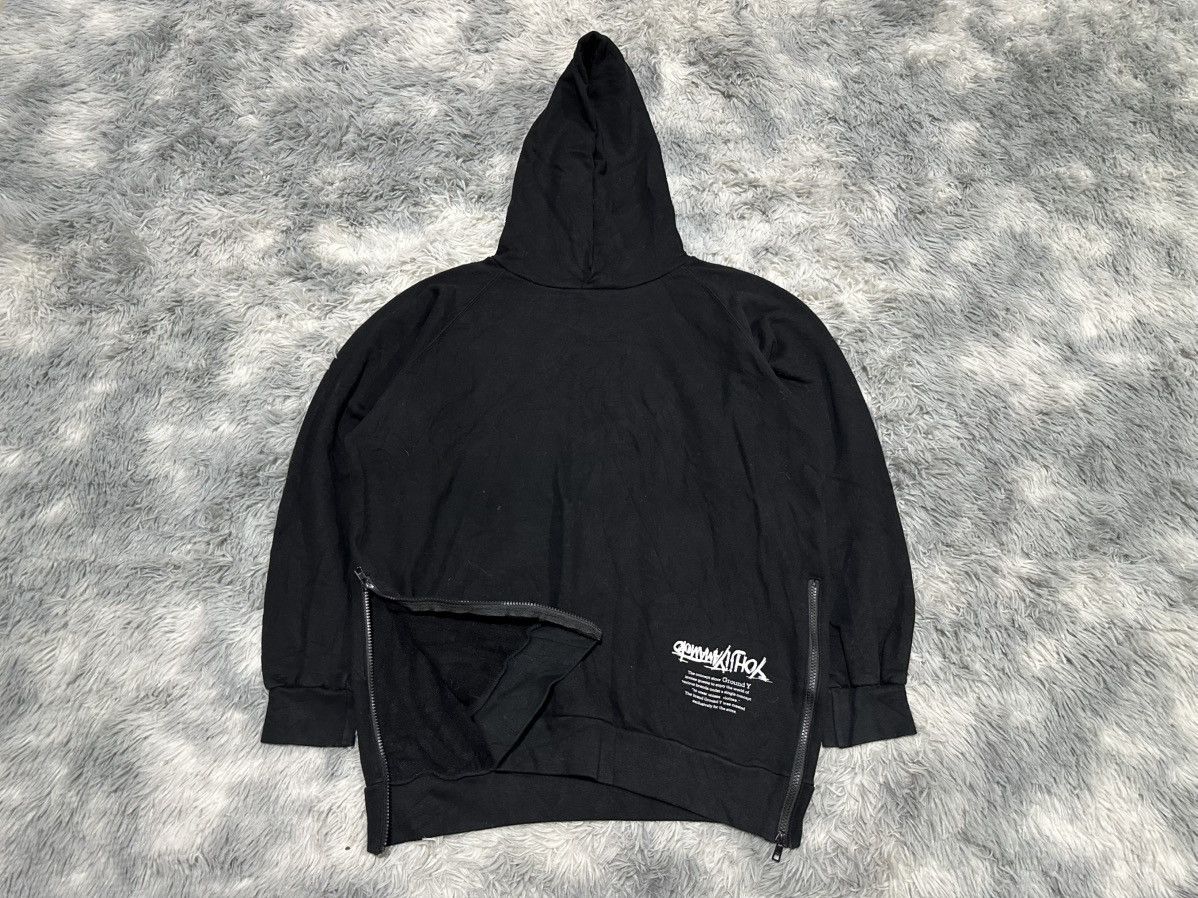 Ground Y 🔥Yohji Yamamoto Ground Y Side Zipper Hoodie Size US XL / EU 56 / 4 - 1 Thumbnail