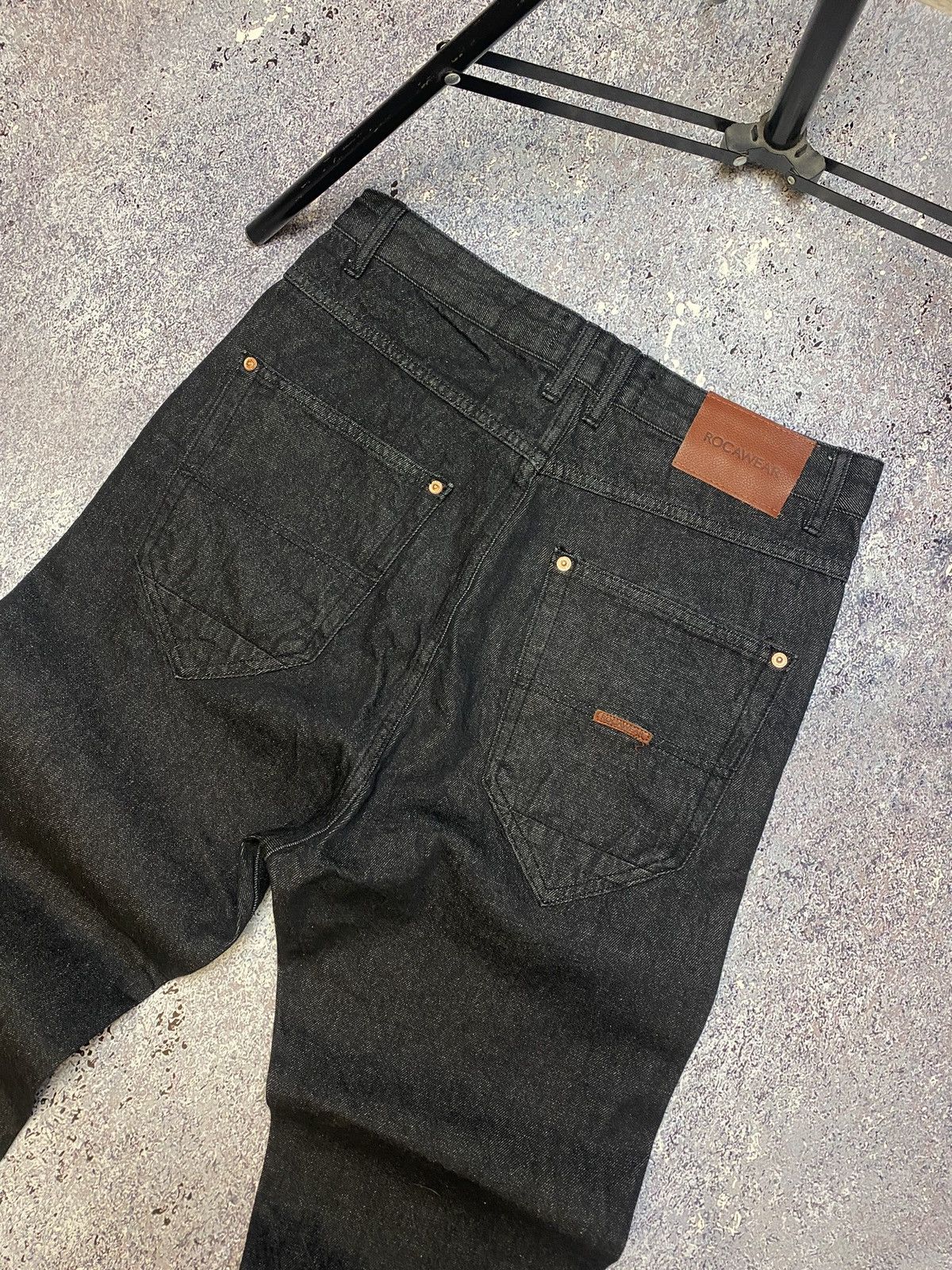 Rocawear × Vintage 💥CRAZY Y2K ROCAWEAR HIP-HOP JEANS Size US 30 / EU 46 - 4 Thumbnail