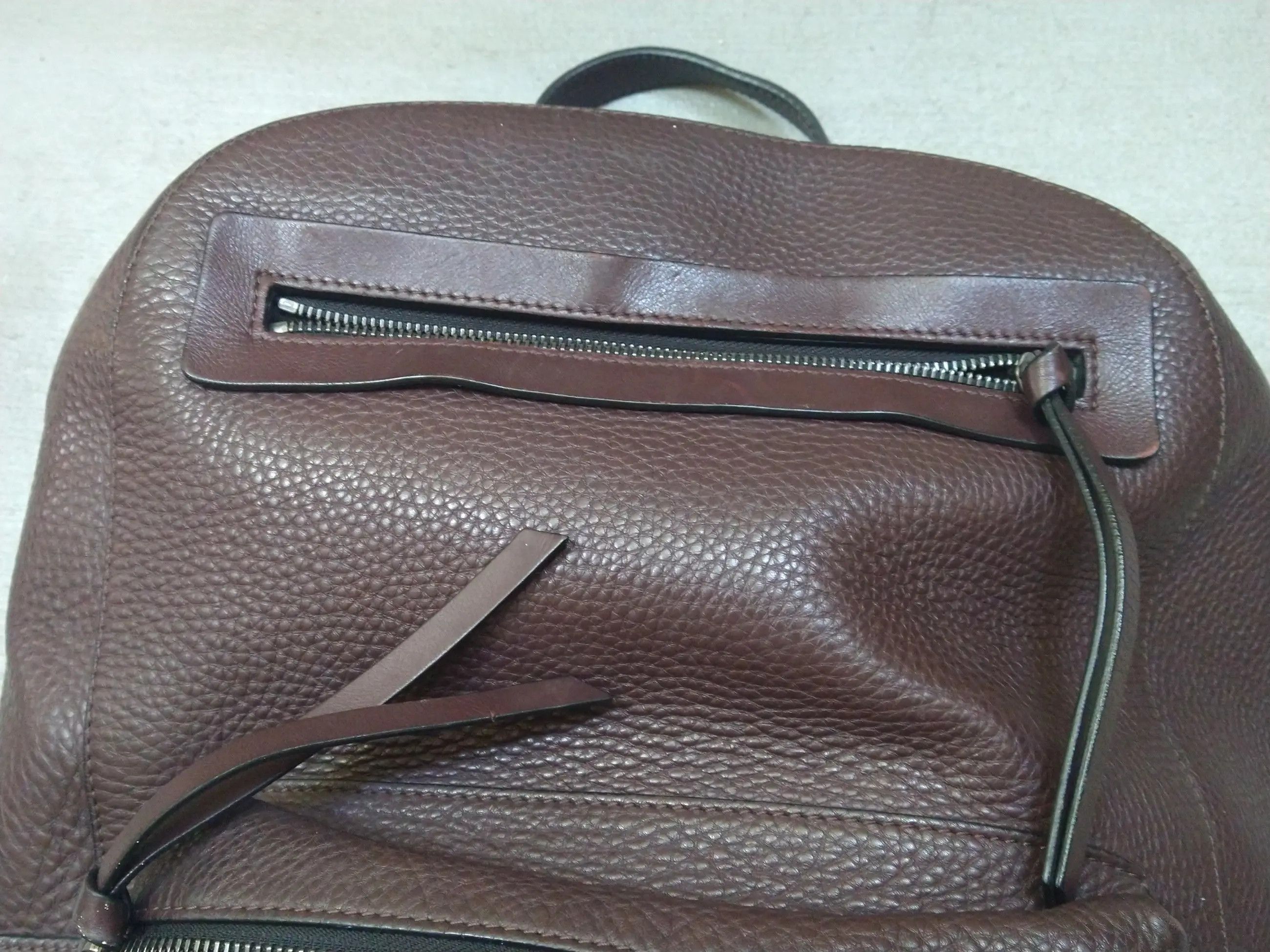 Christian Louboutin Christian Louboutin Aliosha Backpack Brown Pebbled Leather Size ONE SIZE - 5 Thumbnail