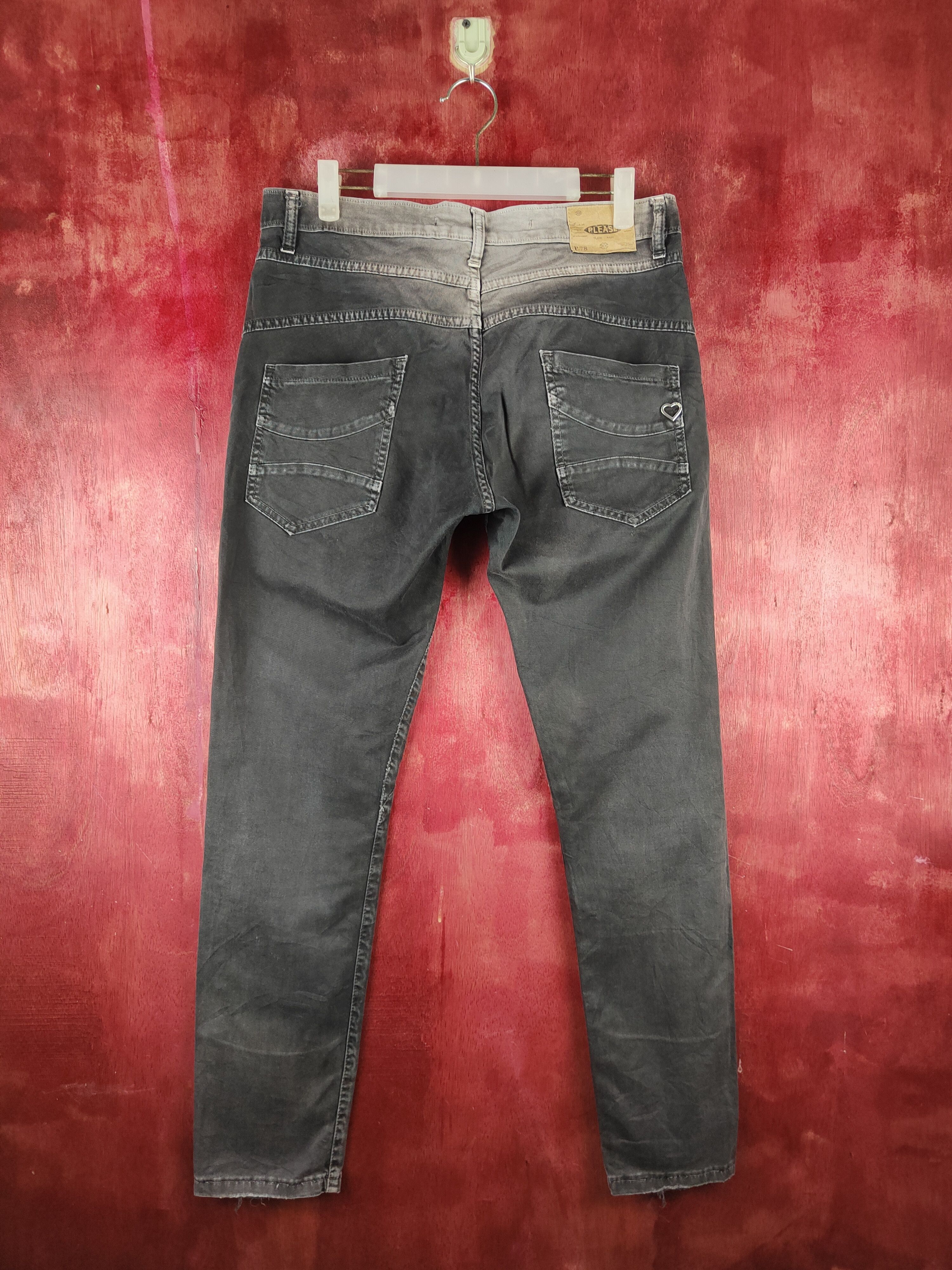 Vision Streetwear Vintage Please Black Faded Trousers Pants N#S22 Size US 32 / EU 48 - 7 Thumbnail