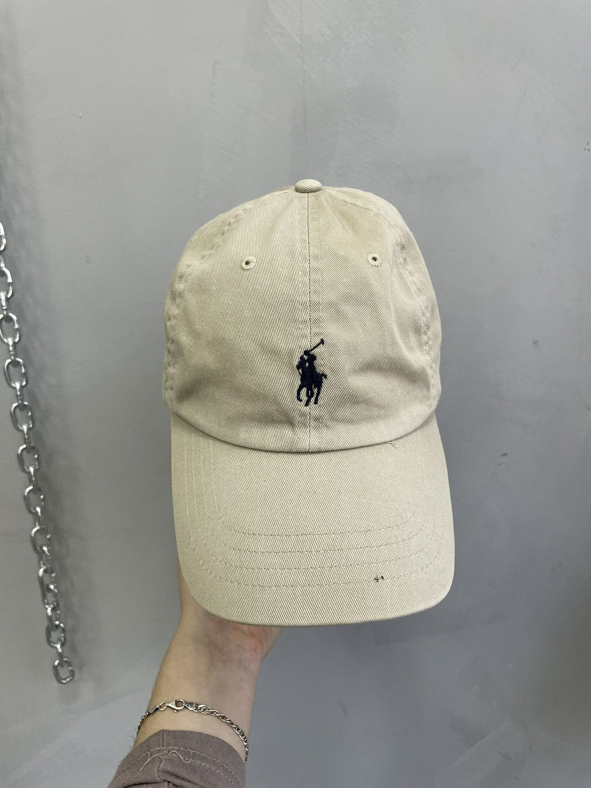 Polo Ralph Lauren Polo Ralph Lauren Beige Classic Logo Cap y2k Size ONE SIZE - 8 Thumbnail
