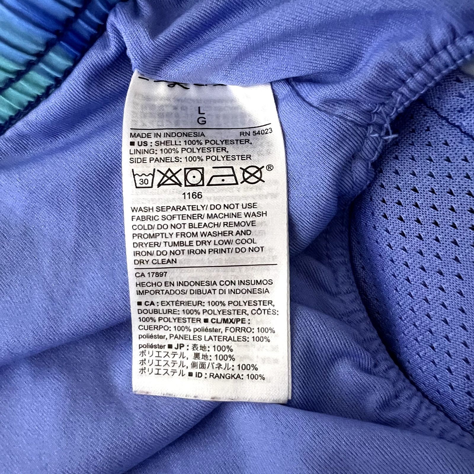 Old Navy Old Navy Blue Patterned Athletic Shorts Size 34" / US 12 / IT 48 - 5 Thumbnail