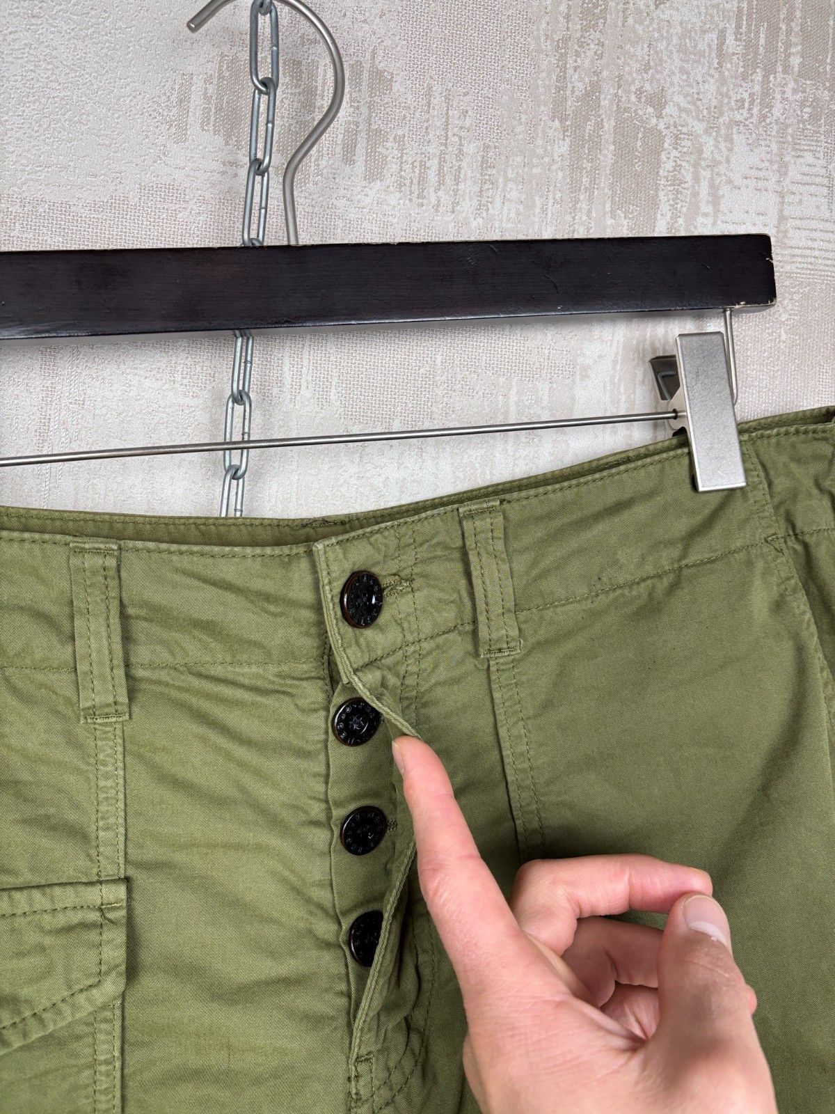 Pretty Green Pretty Green Army Cargo Bermuda Shorts Men's Size W 34 Size US 34 / EU 50 - 10 Thumbnail