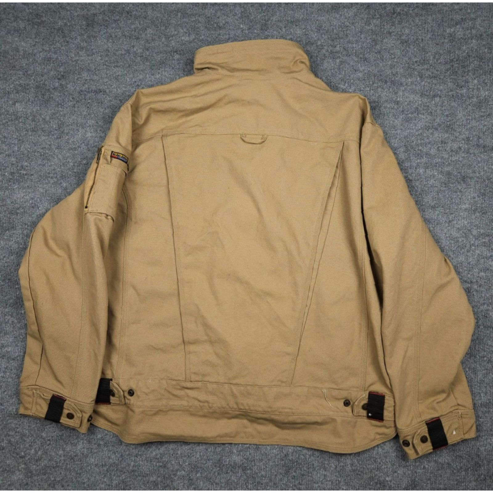 Vintage BLAKLADER Brawny Canvas Jacket Men 2XL Brown Heavy Duty Zip Pockets NWT Size US XXL / EU 58 / 5 - 4 Thumbnail