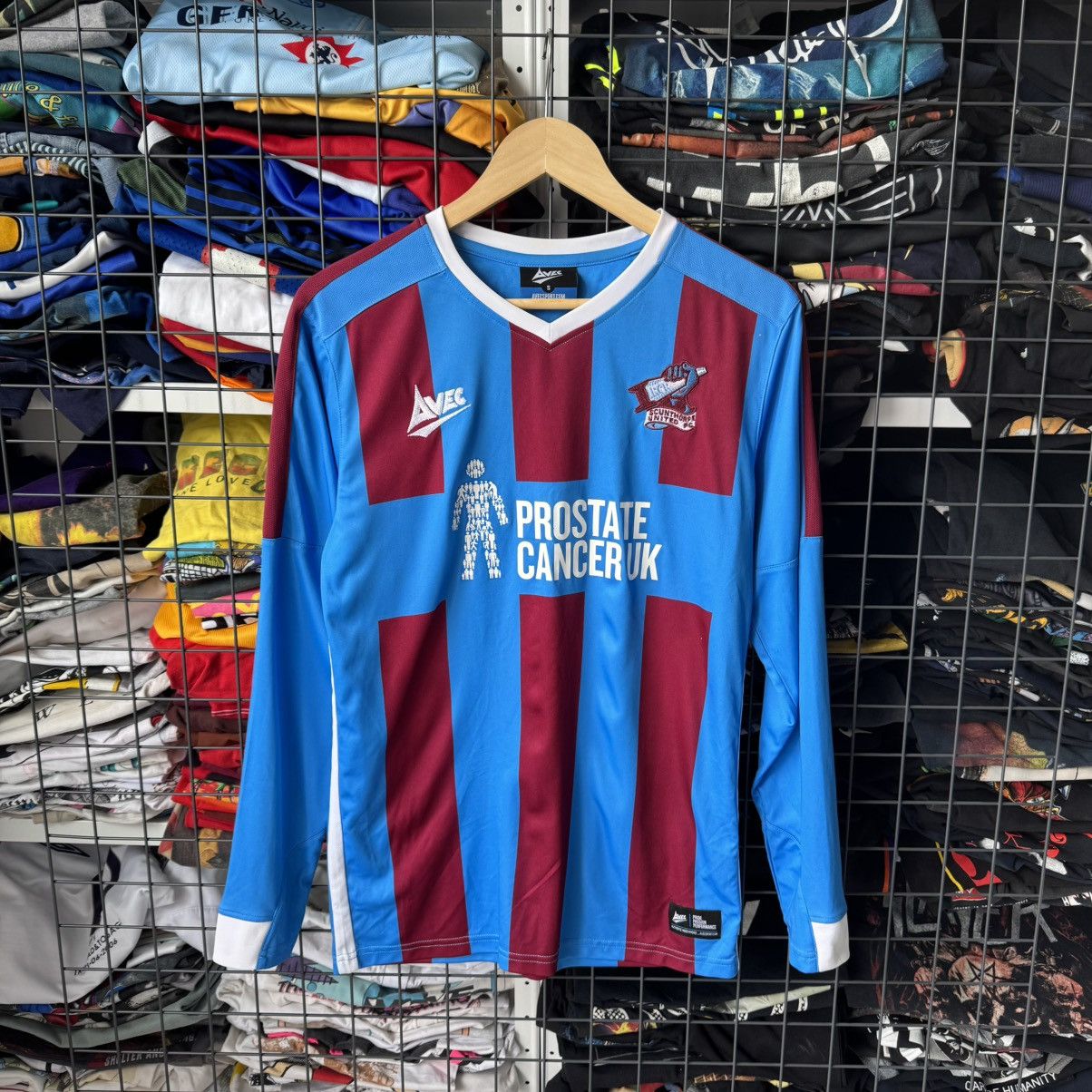 Vintage Avec Scunthorpe United Football Club Jersey Size US S / EU 44-46 / 1 - 1 Thumbnail