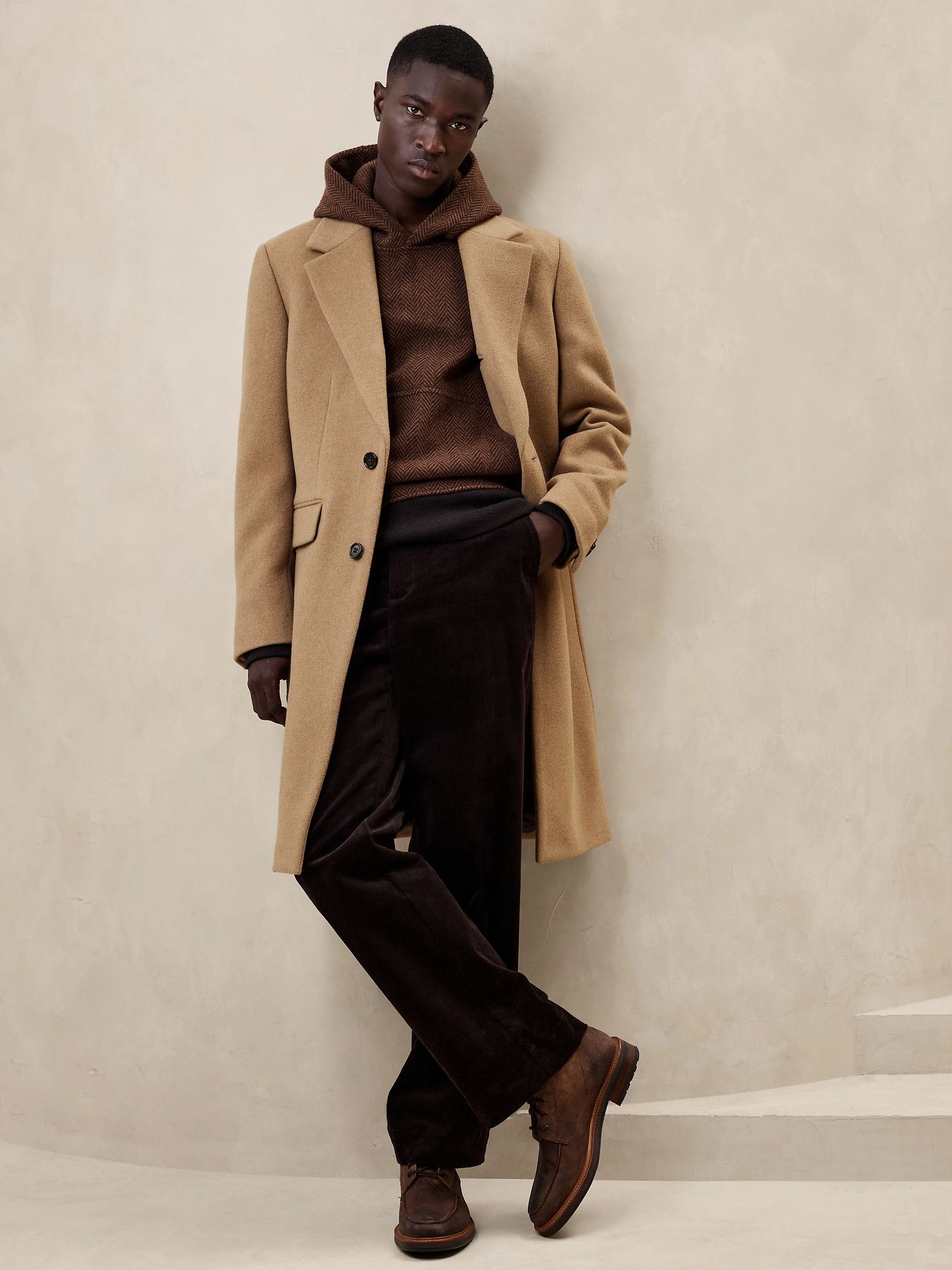 Banana Republic Sendero Wool Topcoat Size US M / EU 48-50 / 2 - 2 Thumbnail