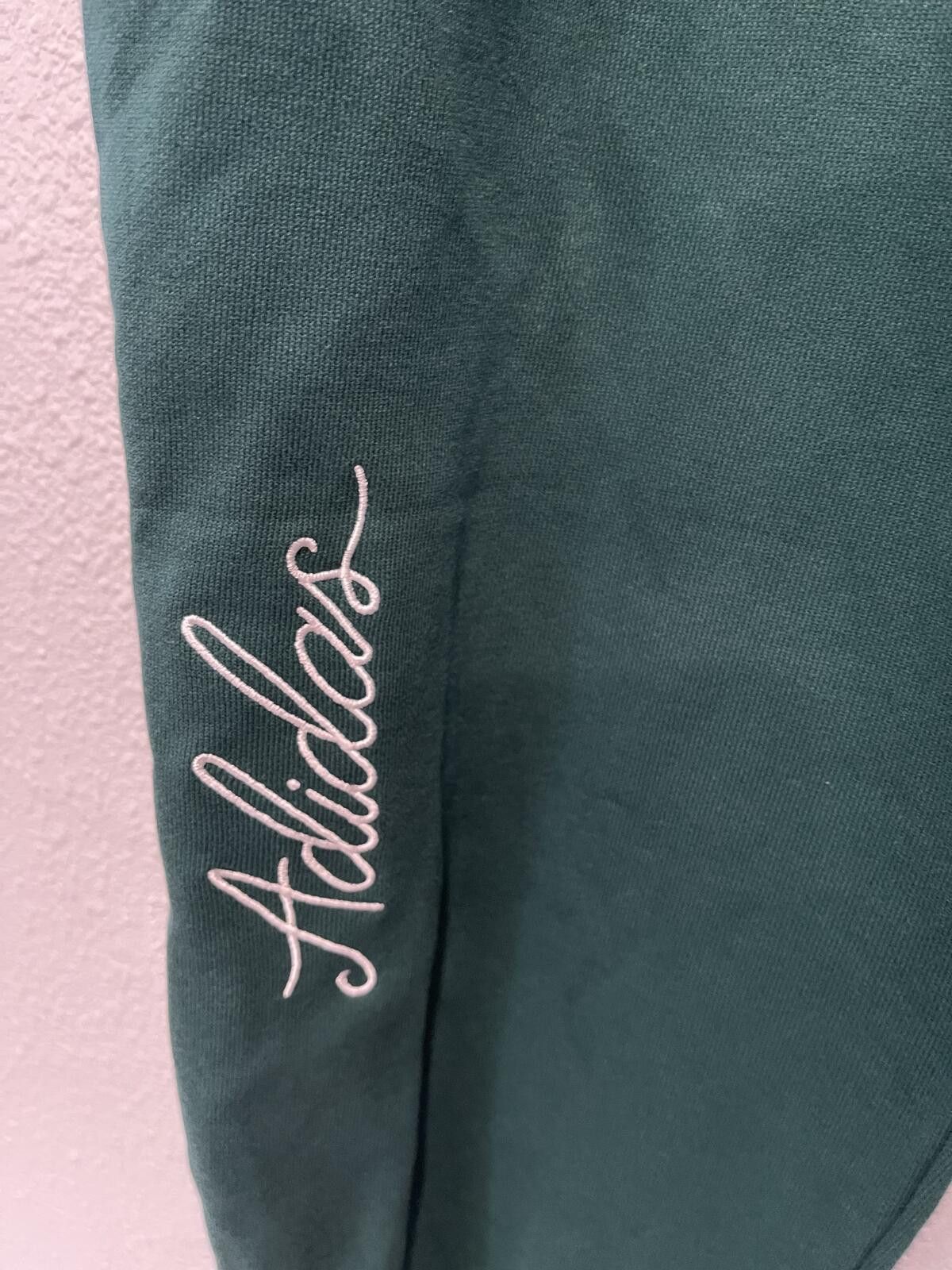 Adidas Adidas Green Jogger Sweatpants with Embroidered Logo and P.O Size 40" / US 18 - 3 Thumbnail