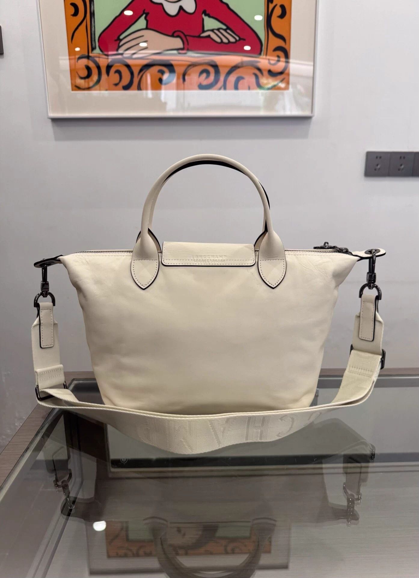 Longchamp Longchamp Le Pliage Xtra ivory crossbody shoulder bag Size ONE SIZE - 3 Thumbnail