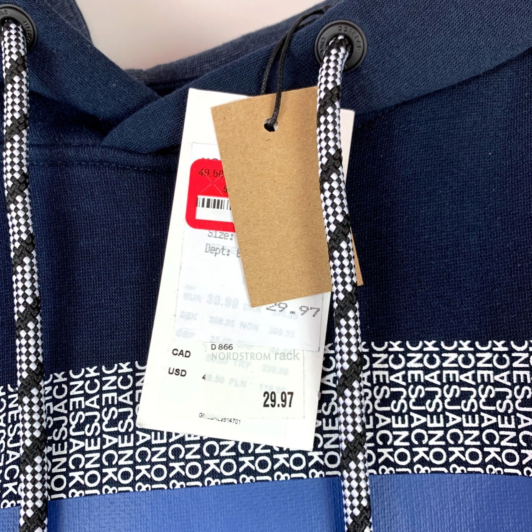 Jack & Jones VINTAGE Jack & Jones Logo Core Hoody Sweatshirt Navy Blue Mens Large Size US L / EU 52-54 / 3 - 5 Thumbnail