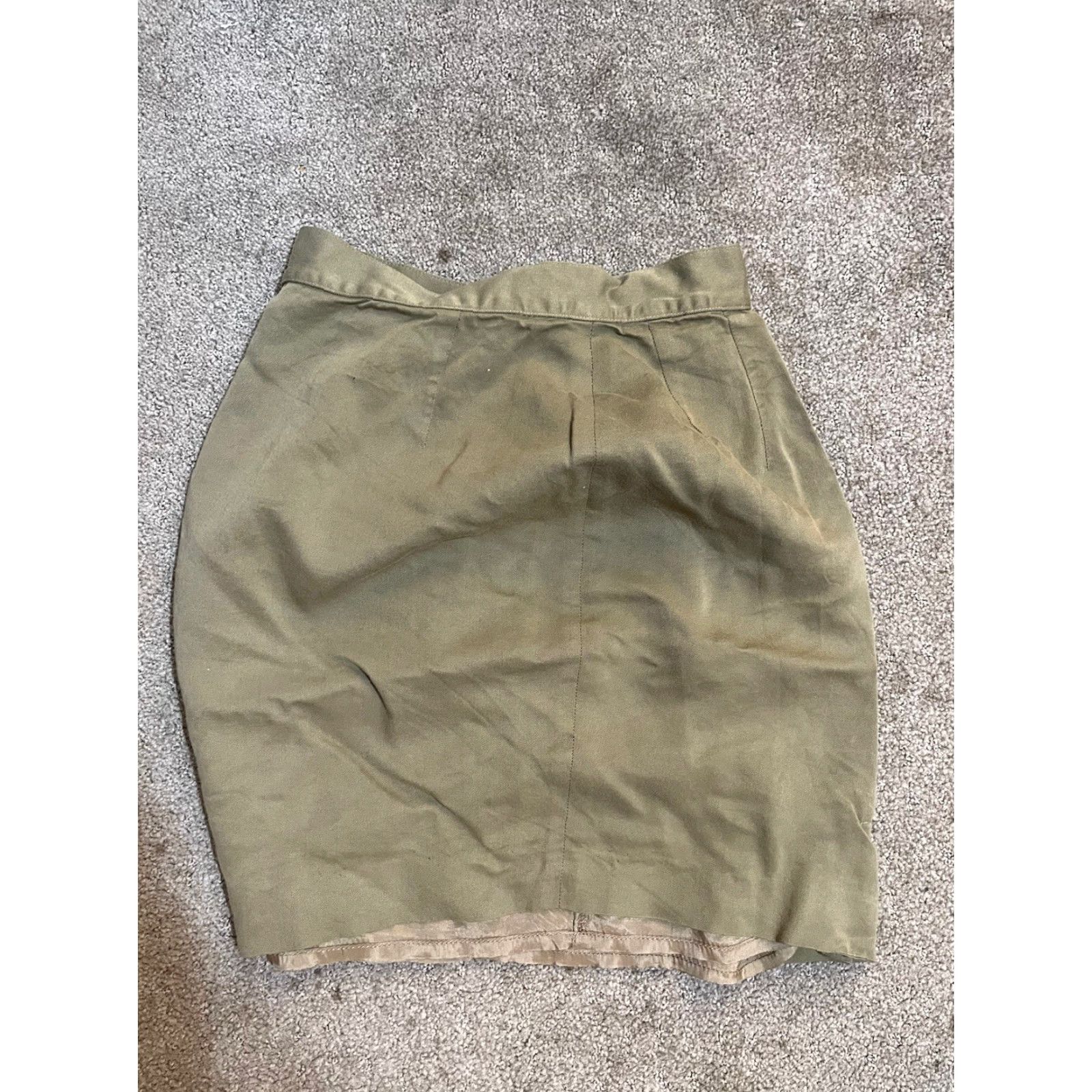 Banana Republic Banana Republic Skirt Women’s Acetate Rayon Straight & Pencil Lined SZ 2 Beige Size 26" / US 2 / IT 38 - 2 Thumbnail