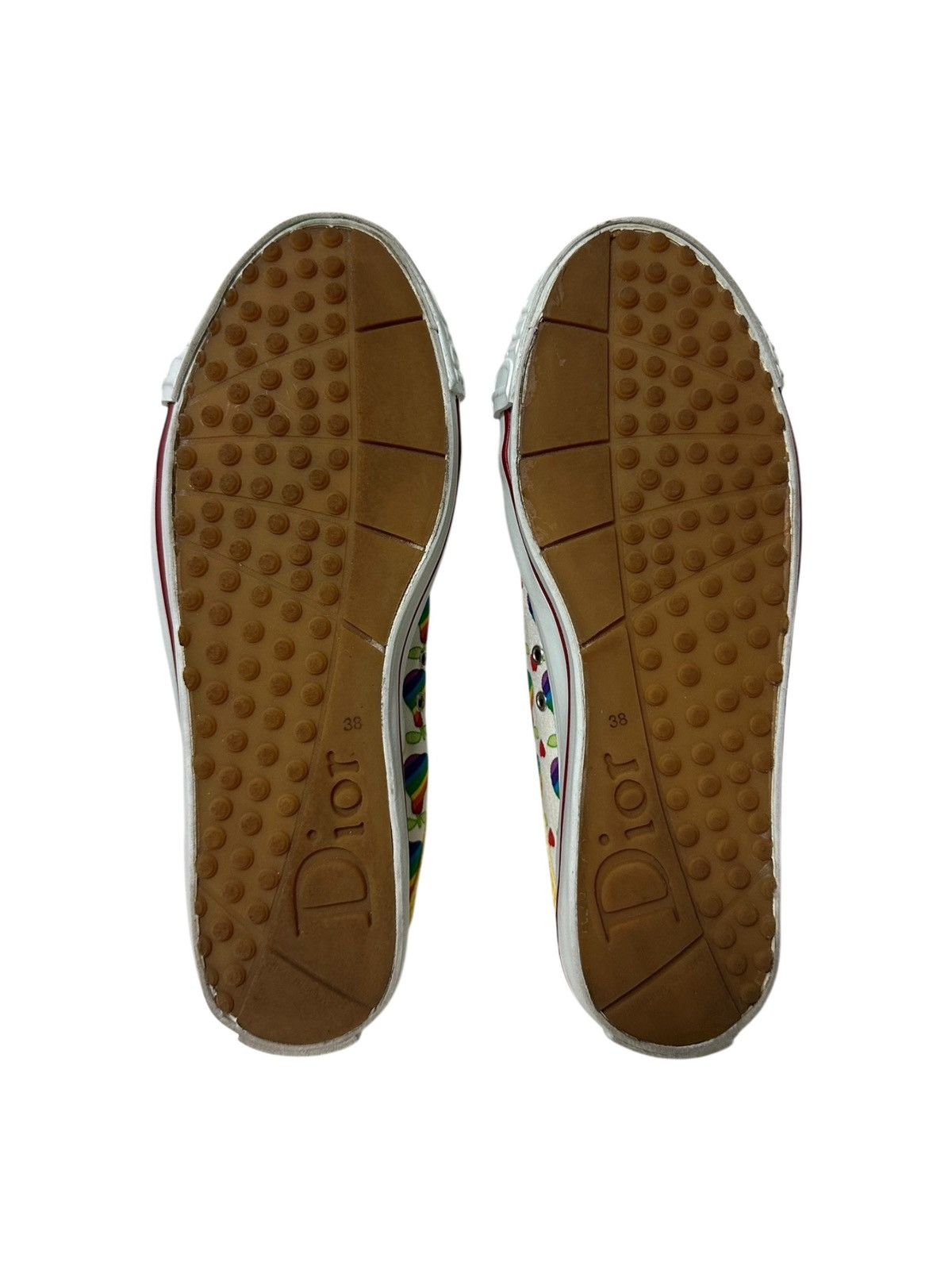 Dior CHRISTIAN DIOR S/S 2002 Pear Print Canvas Mule Sneakers Size US 8 / IT 38 - 3 Thumbnail