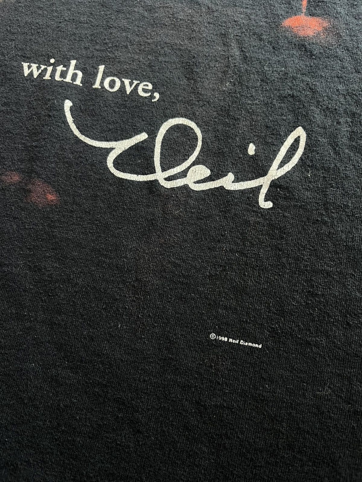 Band Tees Vintage NEIL DIAMOND World Tour 1999’s Tshirt Size US XL / EU 56 / 4 - 7 Thumbnail