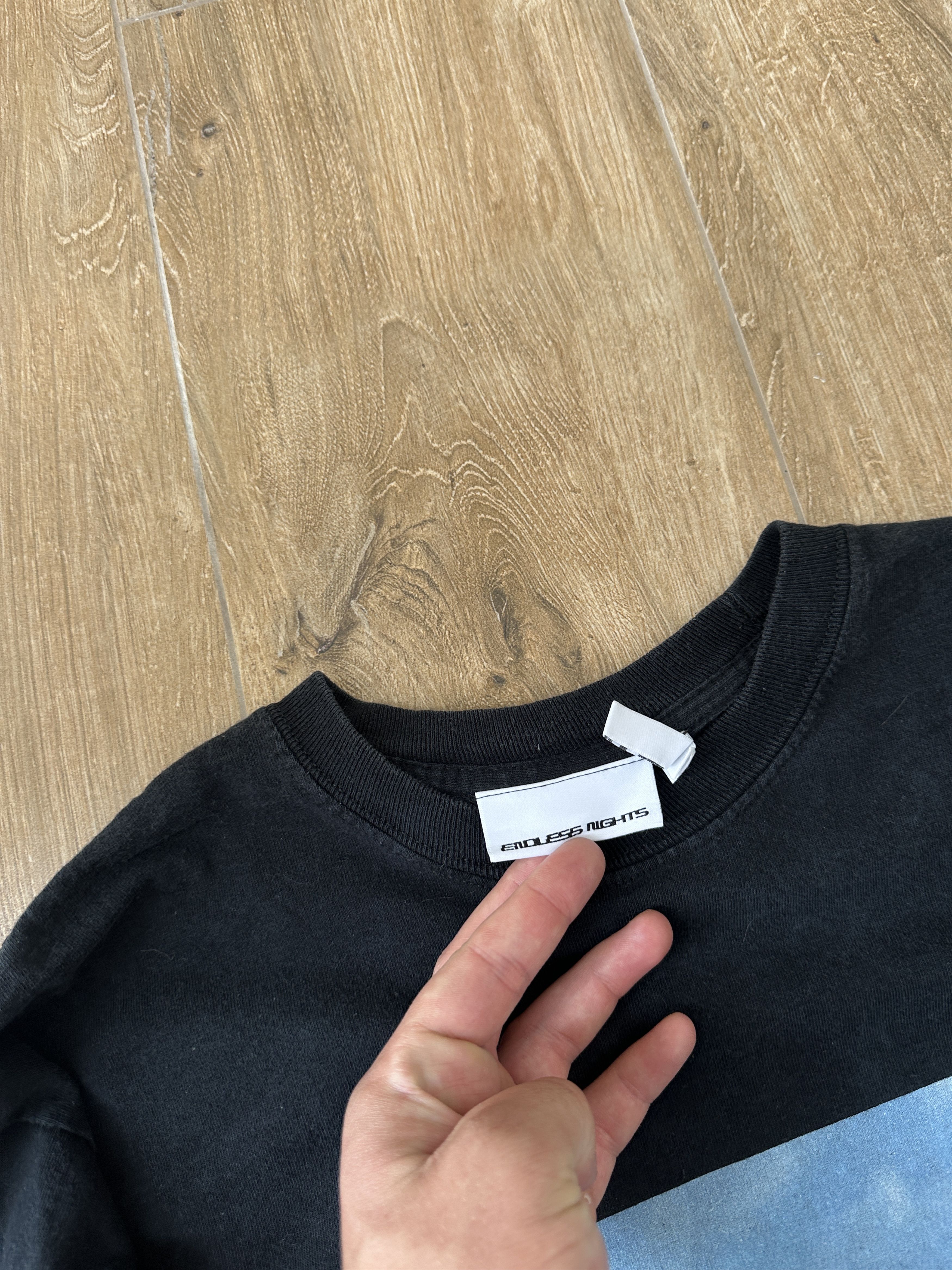 Japanese Brand Endless Nights Cotton men's Y2K Longsleeve t shirt Size: L Size US L / EU 52-54 / 3 - 5 Thumbnail