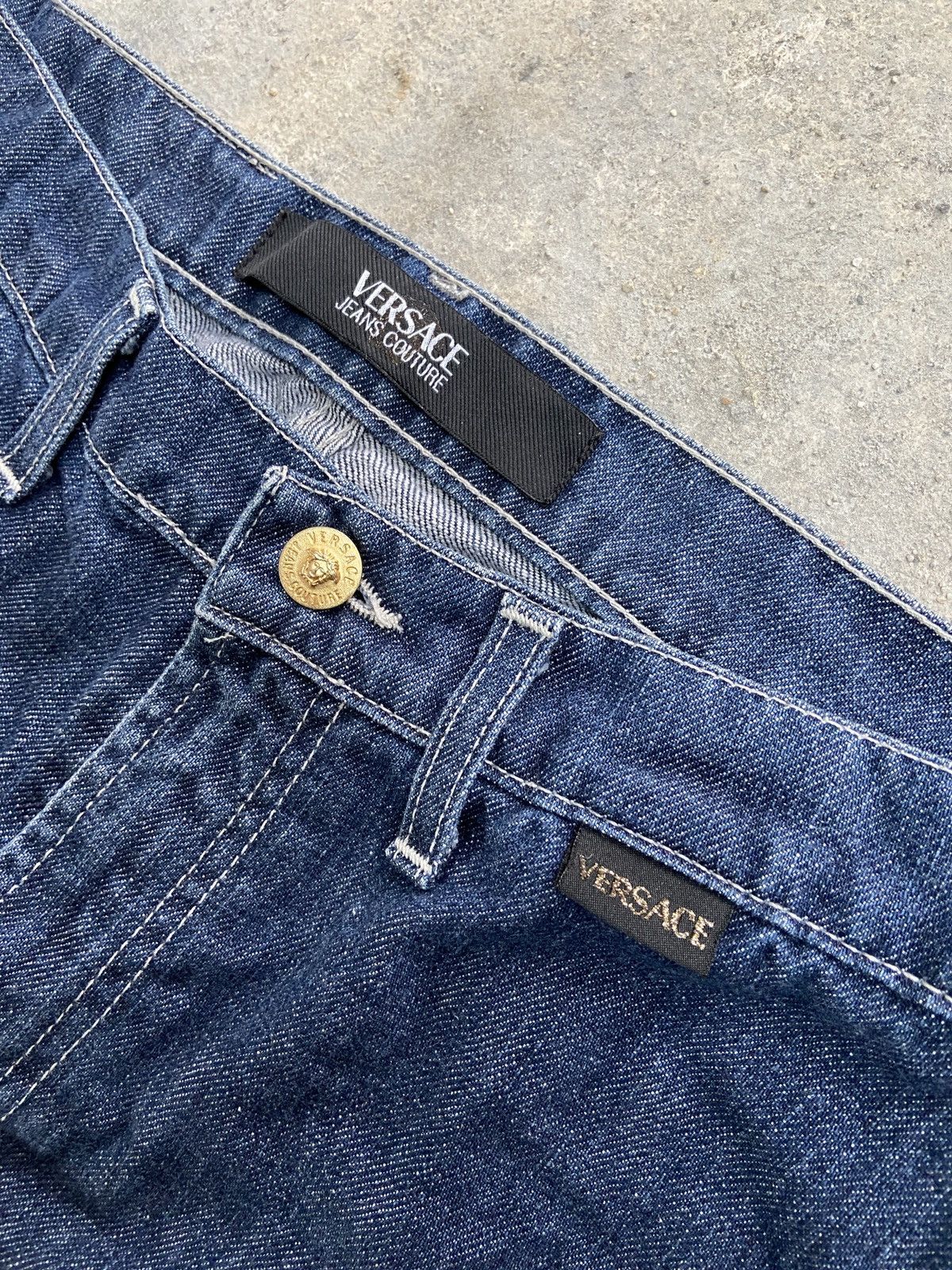 Designer × Versace Jeans Couture × Vintage Distressed Versace Jeans Counture Size US 28 / EU 44 - 5 Thumbnail