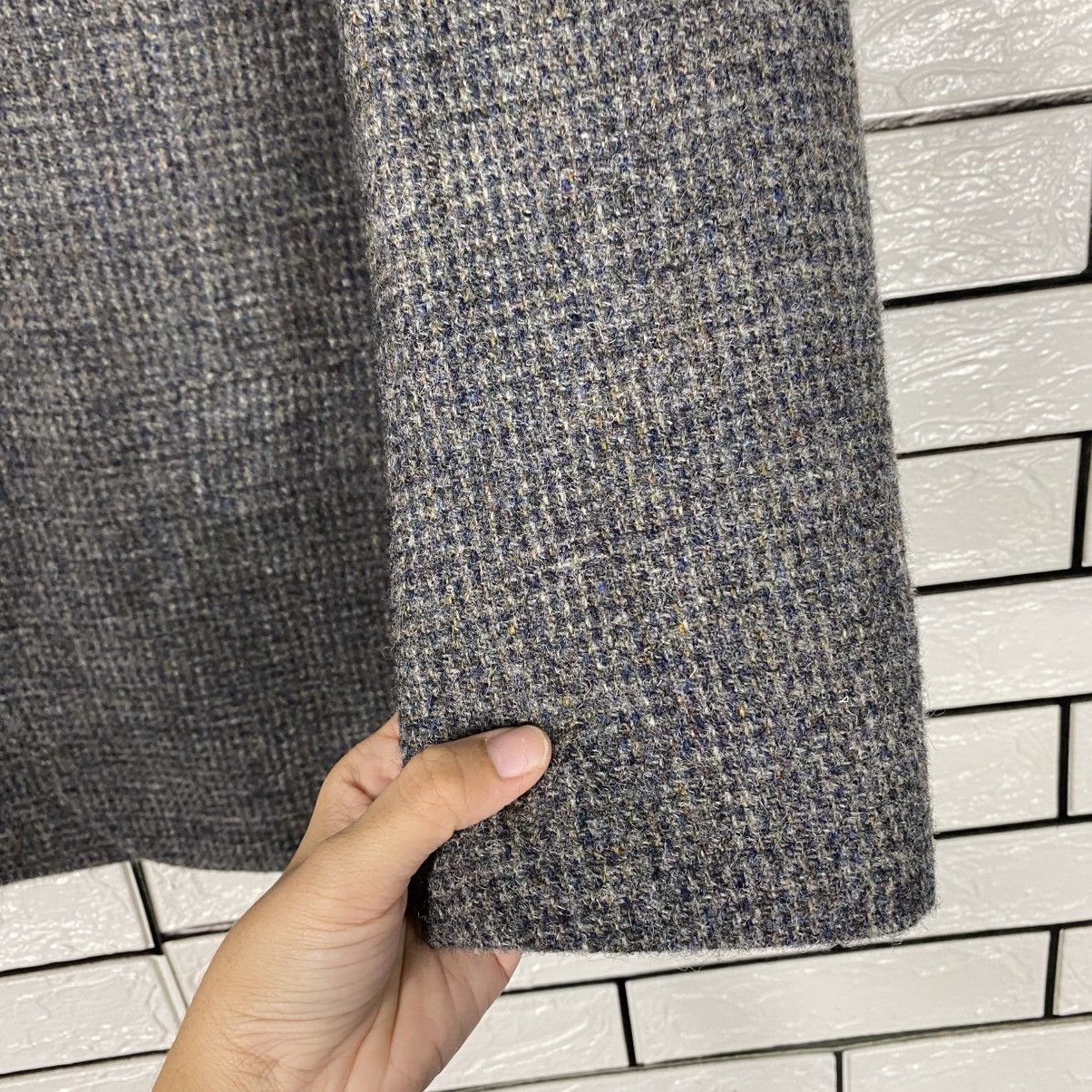 Harris Tweed 📌Vintage Wool Jacket Harris Tweed Herringbone Size US M / EU 48-50 / 2 - 16 Thumbnail