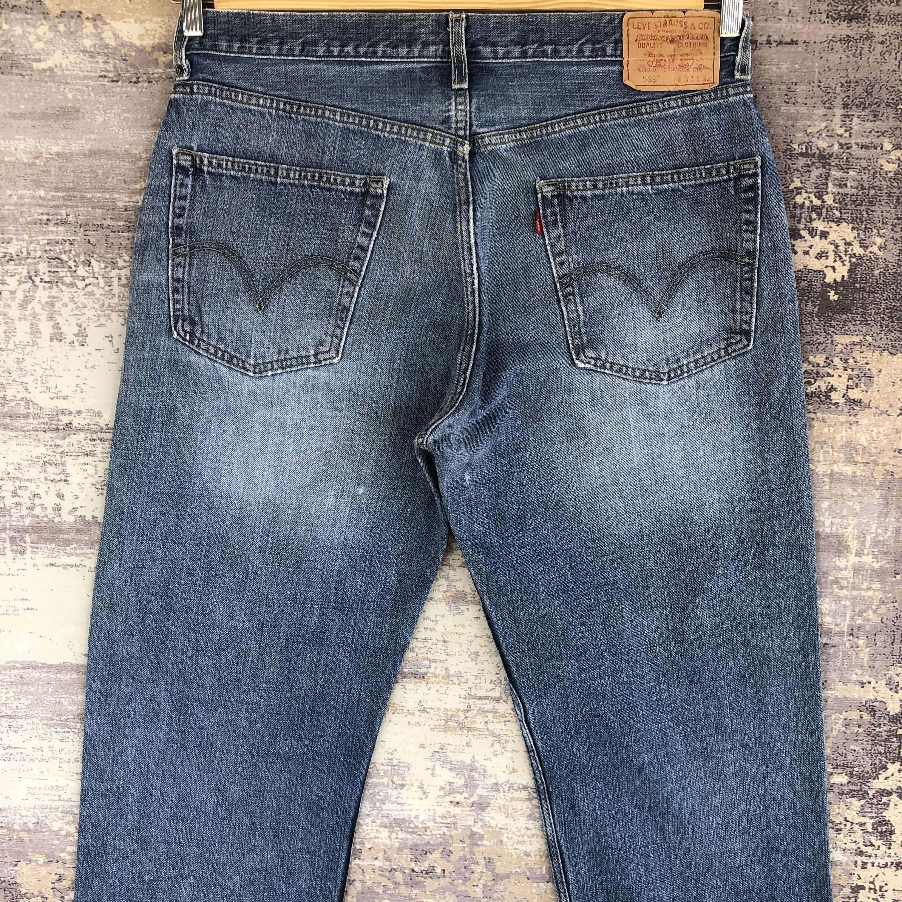 Levi's Vintage Levis 569 Faded Baggy Jeans Levi's Distressed Denim Size US 36 / EU 52 - 4 Thumbnail