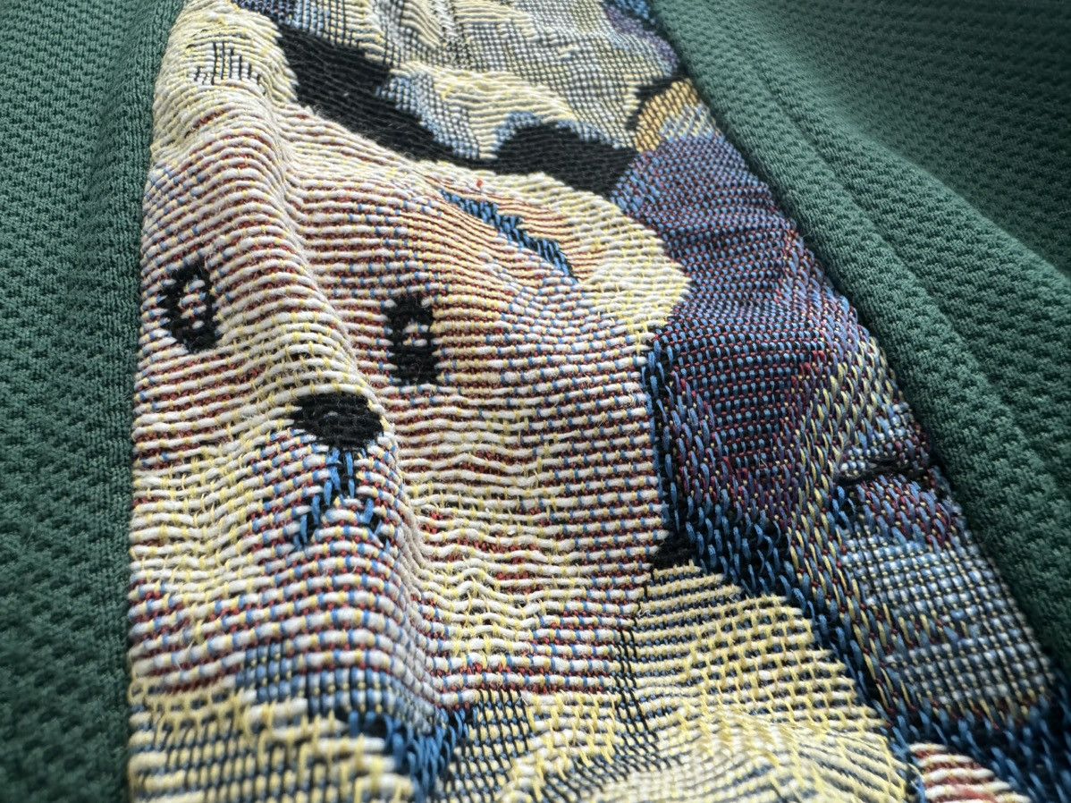 Handmade 32, 33, 34 Bear Track Pants Green Tapestry Custom Joggers Size US 33 - 11 Thumbnail