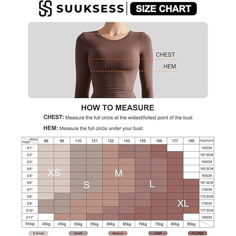 Other SUUKSESS Women Double Lined Fitted Basic Tee Shirts CrewNeck Size XL / US 12-14 / IT 48-50 - 5 Thumbnail