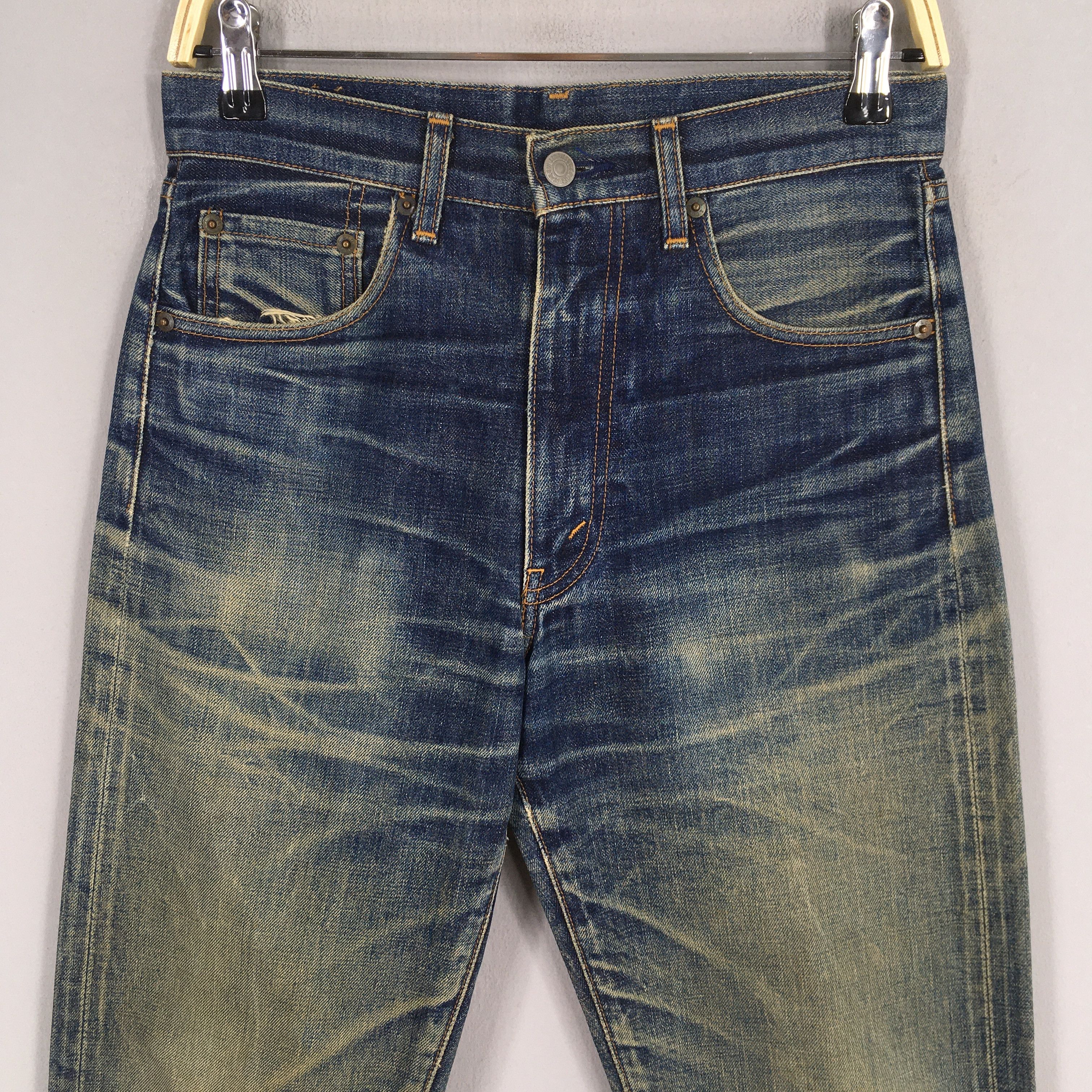 Levi's Size 28x31.5 Vintage Levi's 502 Big E LVC Japan Jeans S1425 Size US 28 / EU 44 - 2 Thumbnail