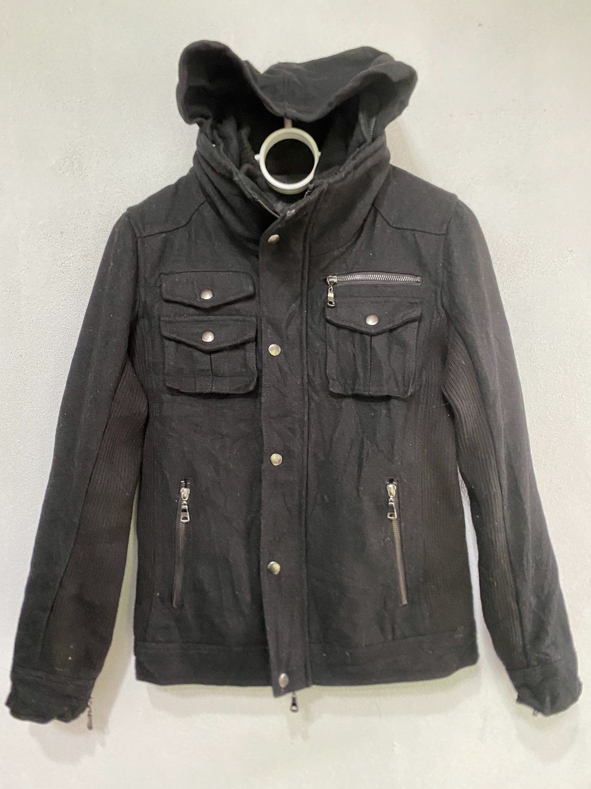 If Six Was Nine × Japanese Brand × Le Grande Bleu (L.G.B.) SE Man Tic Design Zipper Hoodie Punk Jacket Size US M / EU 48-50 / 2 - 1 Thumbnail