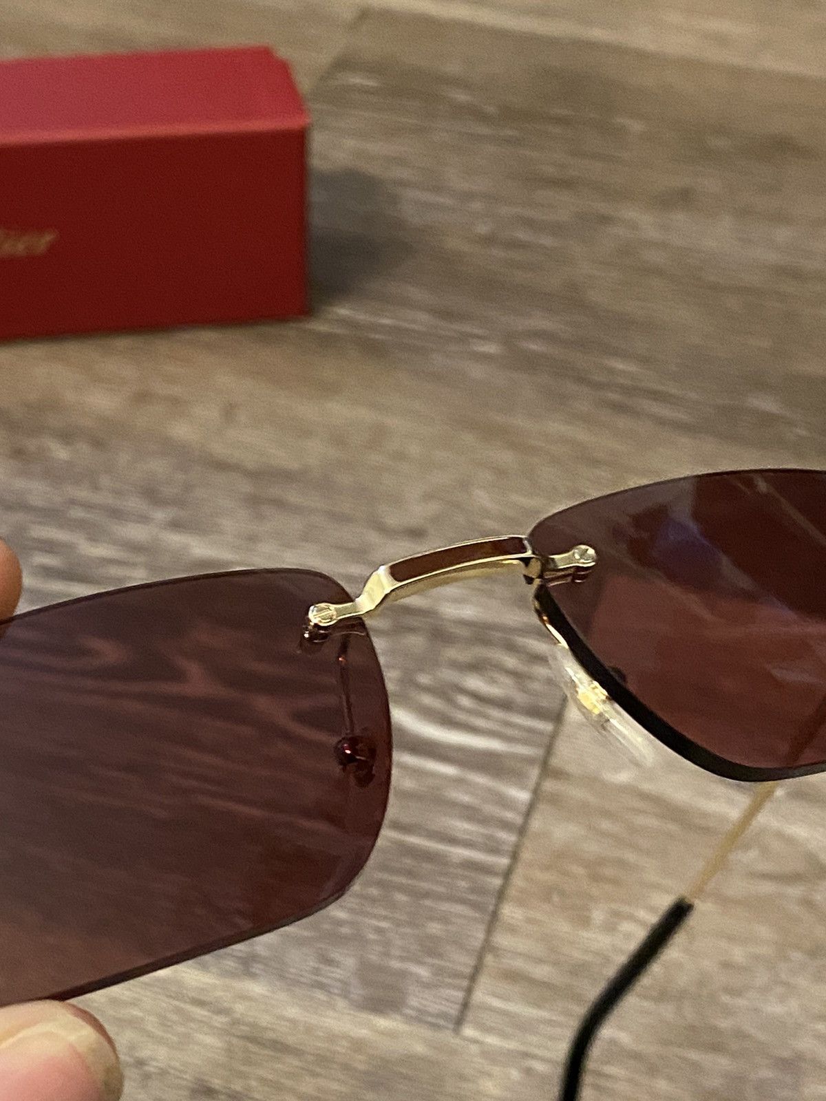 Cartier Golden Ruby Frameless Cartiers Size ONE SIZE - 6 Thumbnail