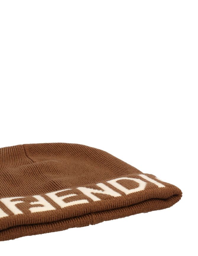 Fendi o1loc1c0824 Size: OS / Hat in Brown Size ONE SIZE - 3 Thumbnail