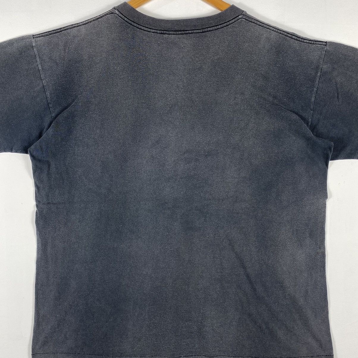 Vintage Vintage 90's NINE BALL Cat & Dog Billiards Faded Graphic Tee Size US L / EU 52-54 / 3 - 11 Thumbnail