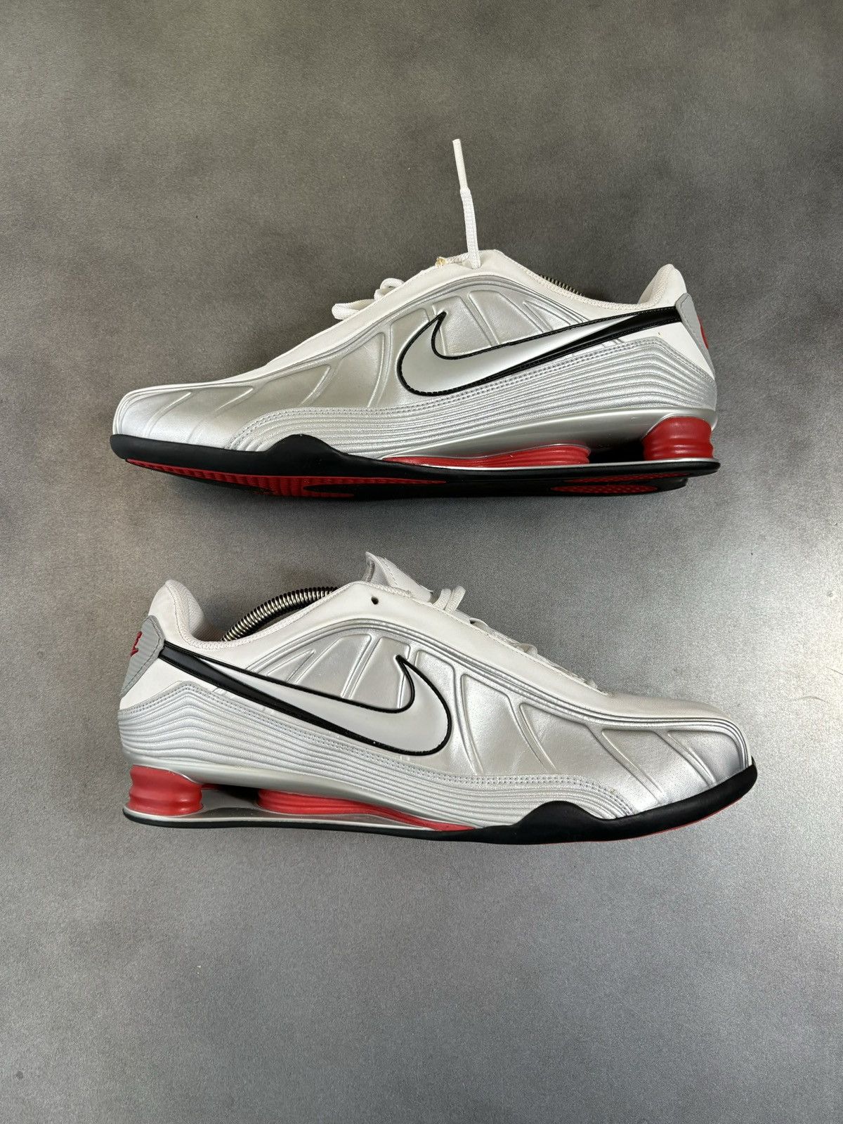 Nike 2007 Nike Shox R4 Lady Slim 319579-002 Rare 2000s Vintage QT Size US 9.5 / EU 42-43 - 4 Thumbnail