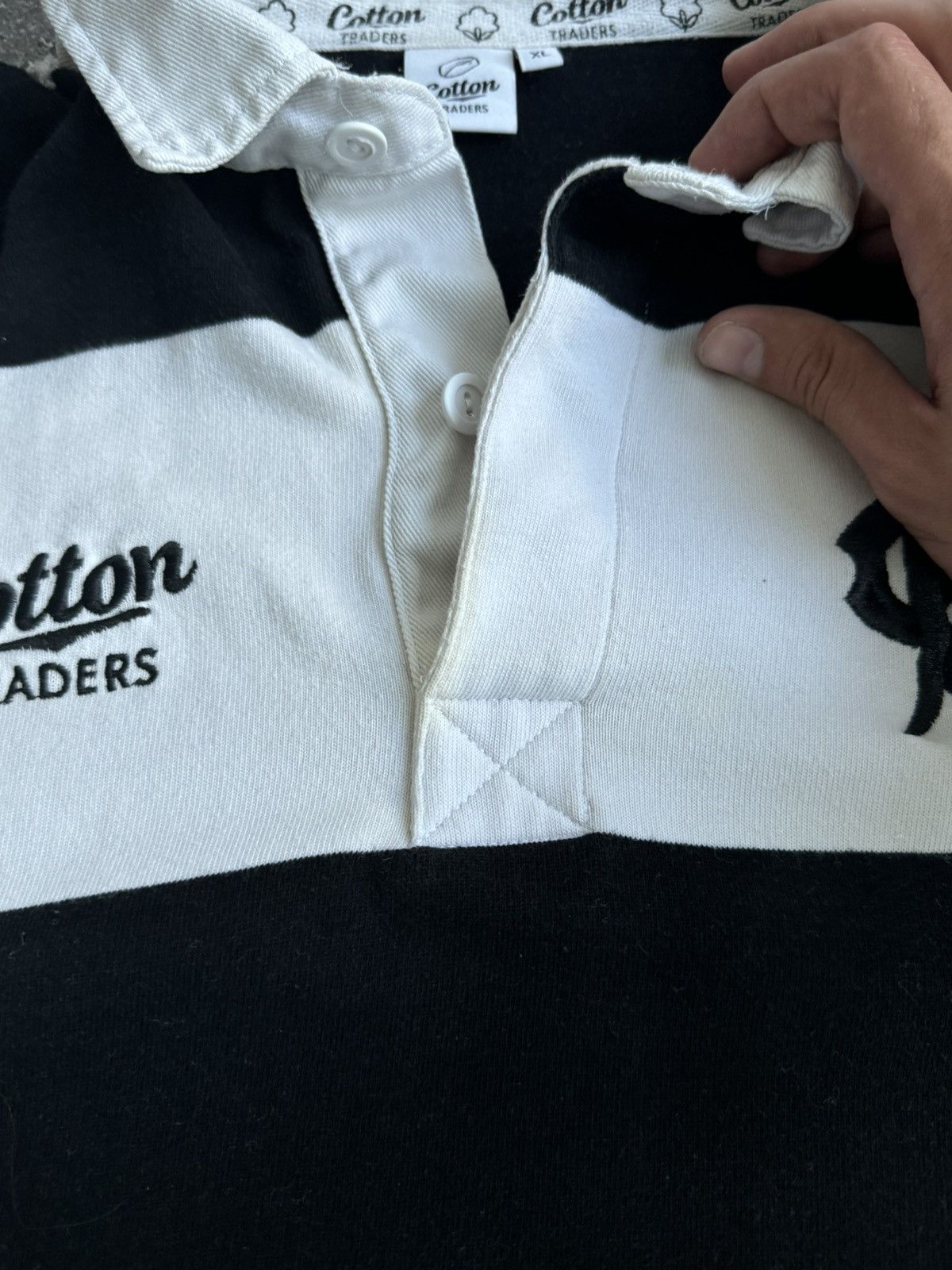Cotton Traders × Vintage VintageBarbarians 09/10 Home Rugby Shirt Cotton Traders X Size US XL / EU 56 / 4 - 6 Thumbnail