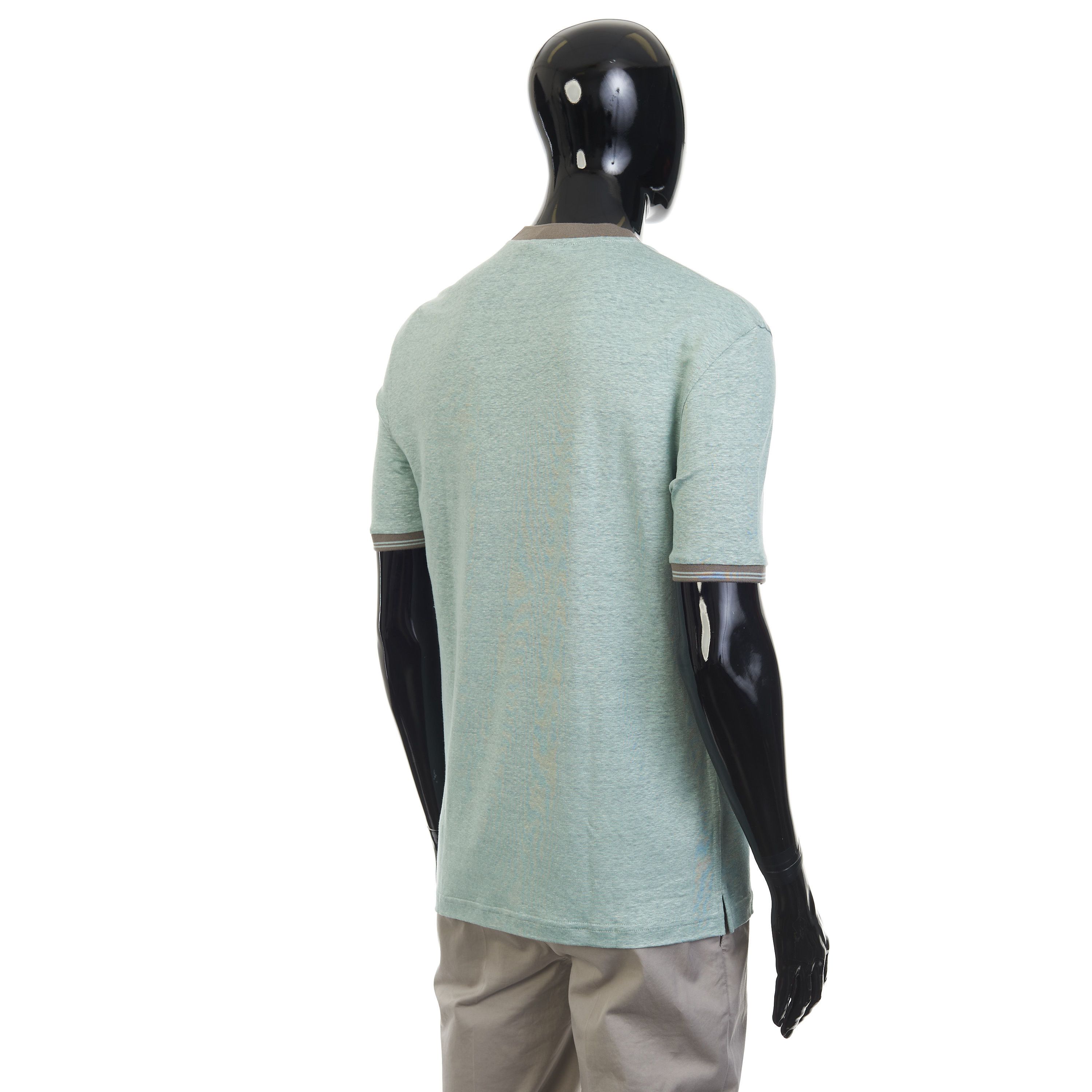 Other Brett Johnson Sky Powder Short Sleeve Tshirt - Silk & Linen Size US S / EU 44-46 / 1 - 6 Thumbnail