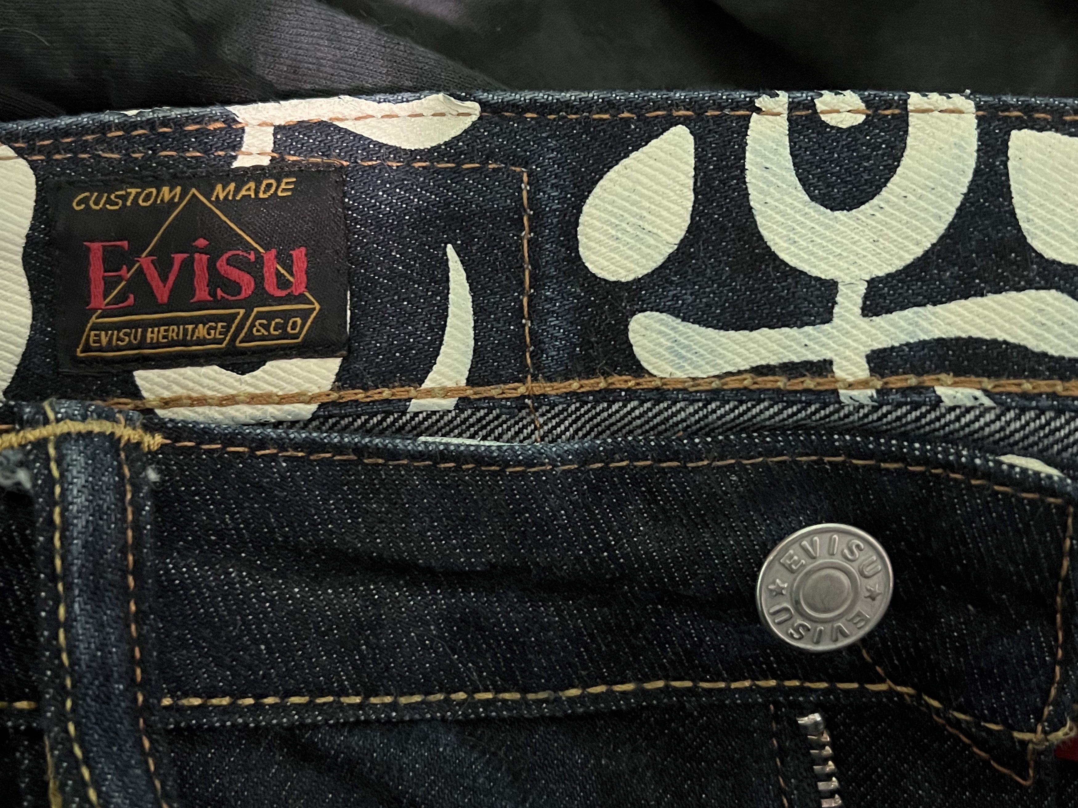 Evisu Reconstructed Daicock Selvedge Jeans Size US 36 / EU 52 - 7 Thumbnail
