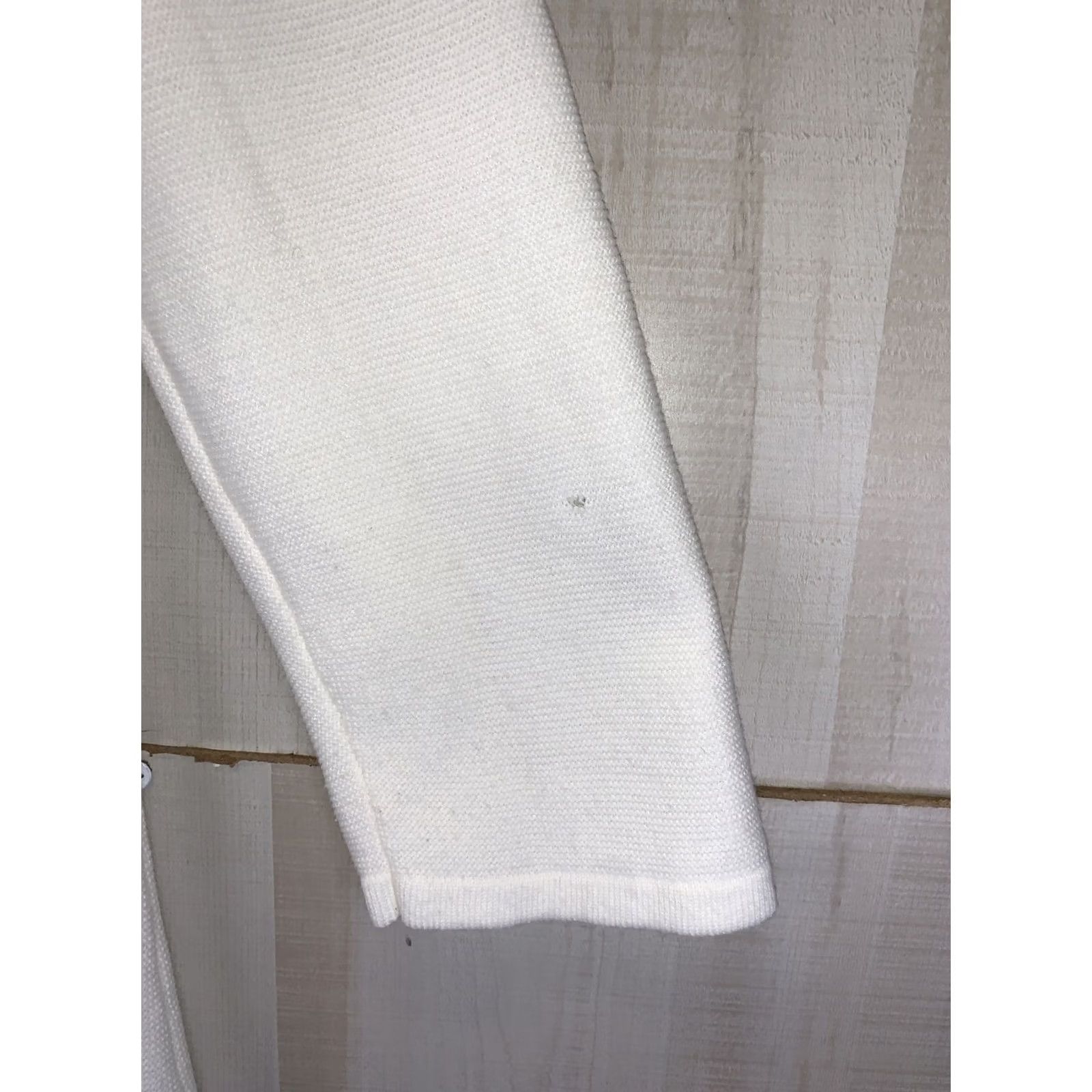 Vintage VINTAGE J Jill Ivory Pearl Studded Knit Tunic Top Womens Medium-10242 Size M / US 6-8 / IT 42-44 - 7 Thumbnail