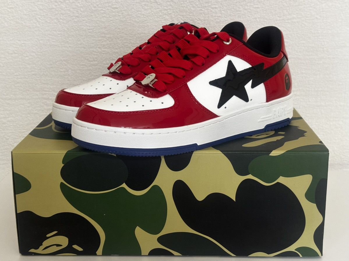 Bape Authentic ape bape bape sta #1 red US 11 new bapesta Size US 11 / EU 44 - 1 Thumbnail