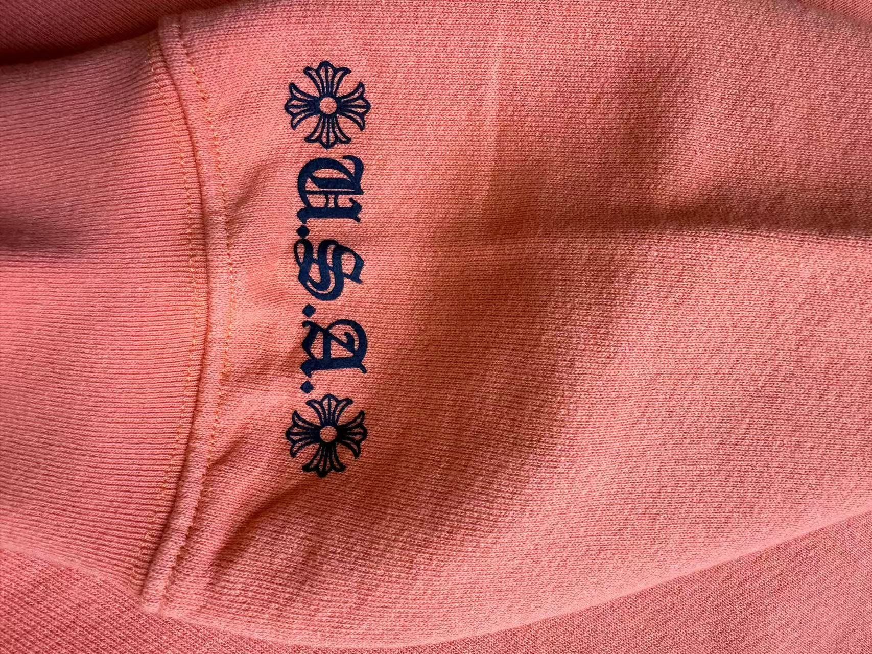 Chrome Hearts Vine Dagger Orange Crewneck Sweatshirt