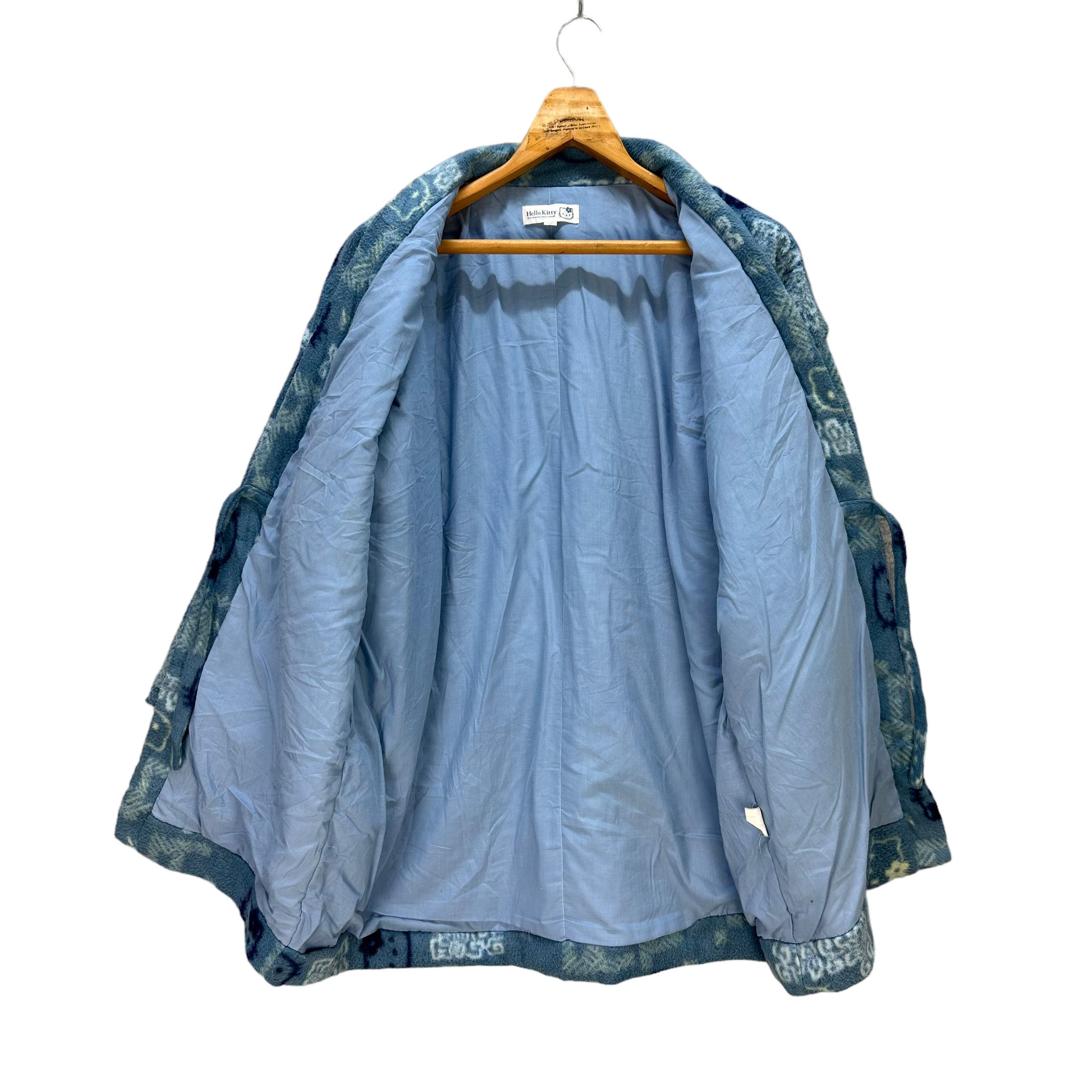 Japanese Brand VINTAGE HELLO KITTY FULLPRINT FLEECE KIMONO #8312-003 Size US M / EU 48-50 / 2 - 6 Thumbnail