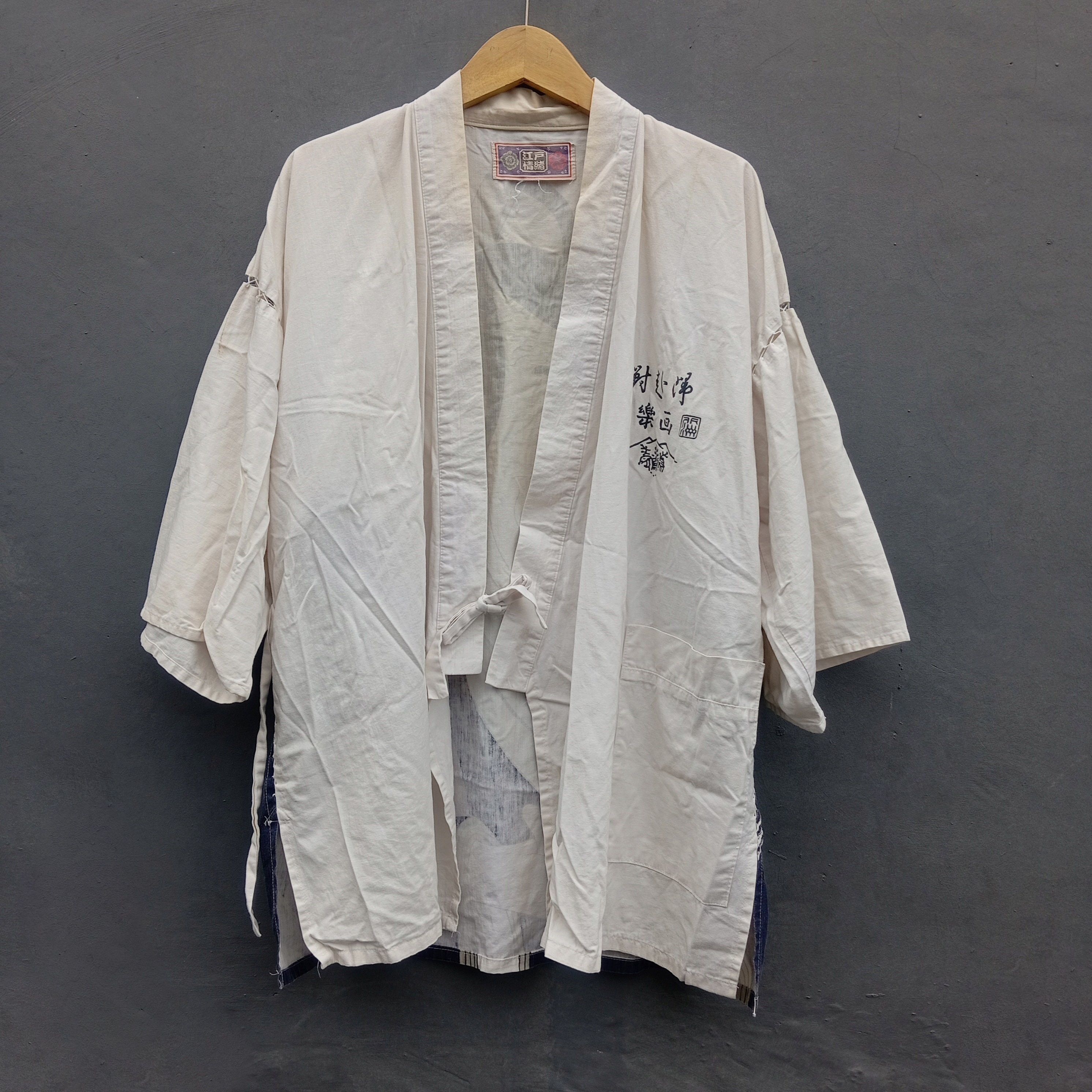 Japanese Brand Vintage kimono shirts Size US XL / EU 56 / 4 - 2 Thumbnail