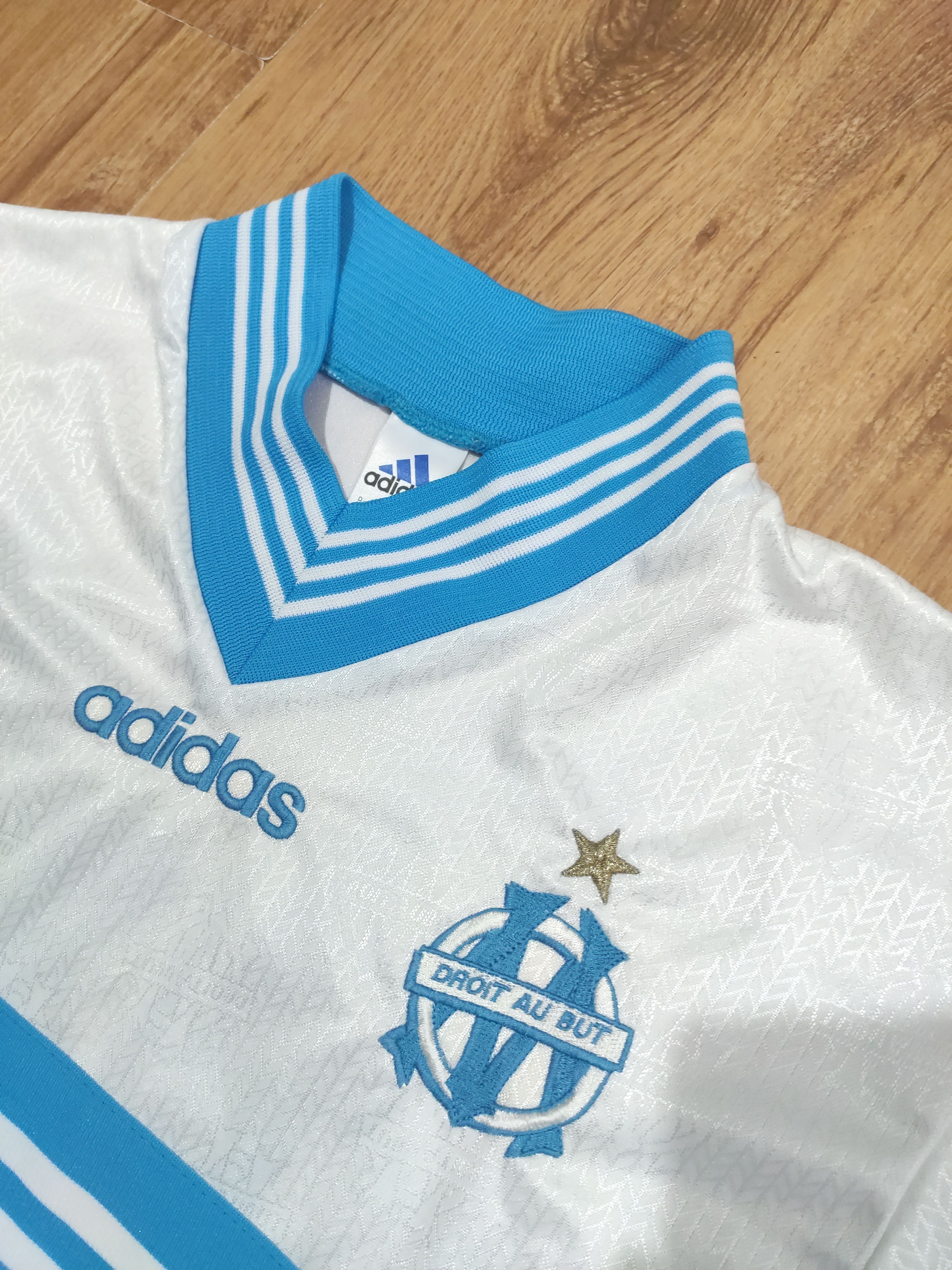 Adidas × Vintage Vintage Adidas Olympique Marseille 1997-98 jersey size Large Size US L / EU 52-54 / 3 - 8 Thumbnail