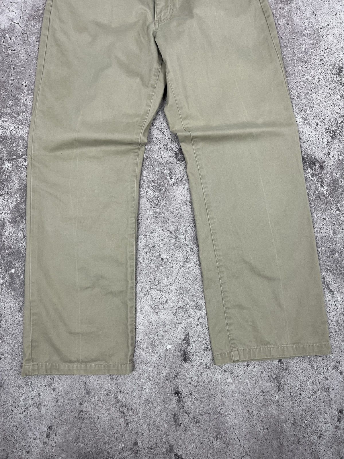 Yves Saint Laurent YSL Yves Saint Laurent Chino Cotton Pants Big Logo Size US 32 / EU 48 - 11 Thumbnail