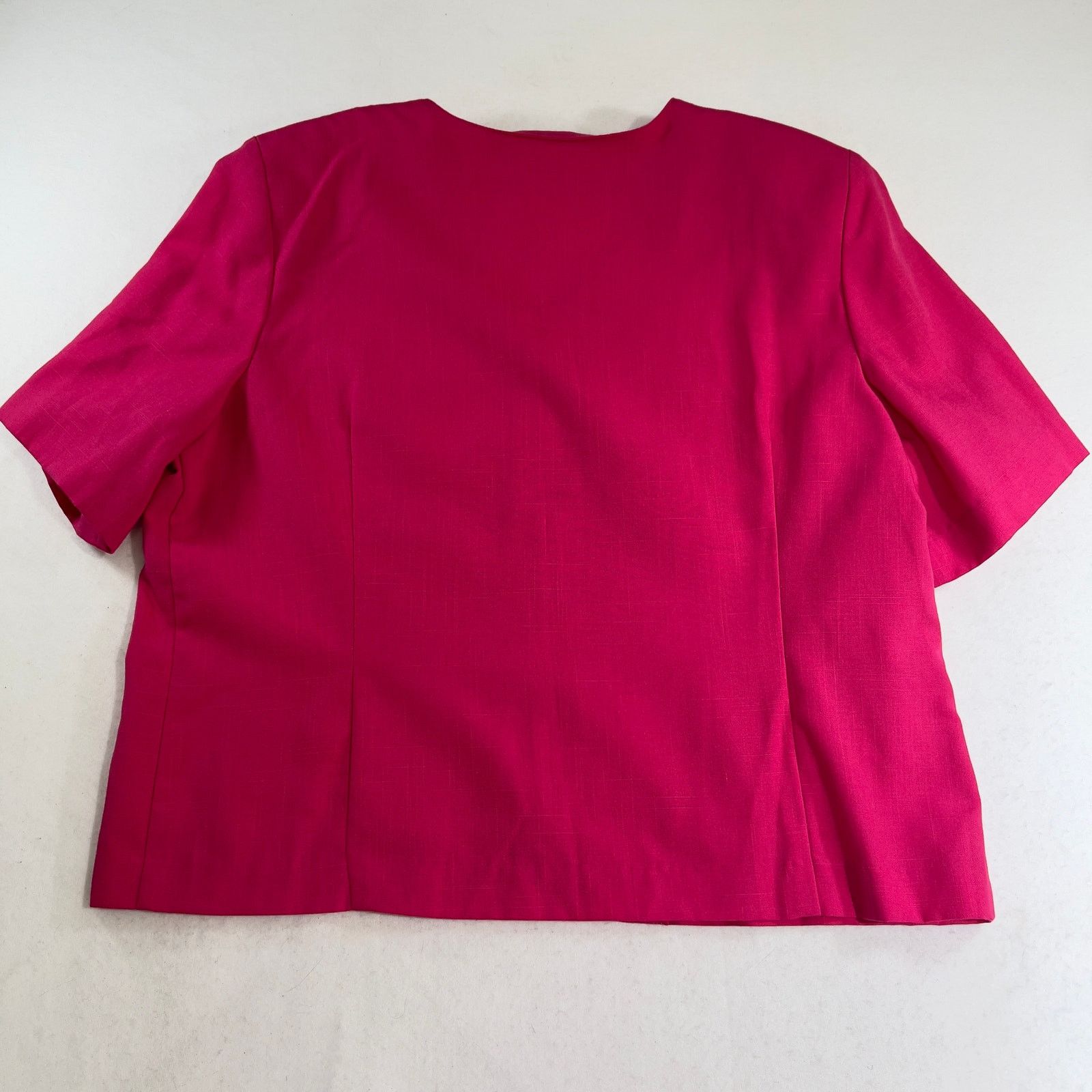 Other Expressions by Laura Gayle Button Shirt Womans 18W V-Neck Size XXL / US 16-18 / IT 52-54 - 3 Thumbnail