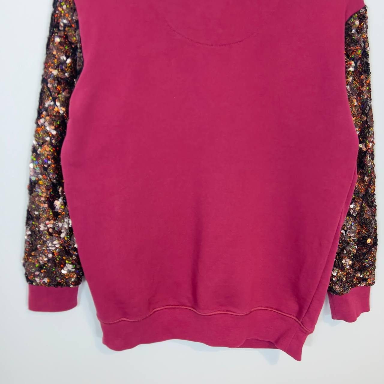 Philipp Plein Philipp Plein Women’s Sweatshirt Size M Burgundy Long Sleeve Size M / US 6-8 / IT 42-44 - 4 Thumbnail